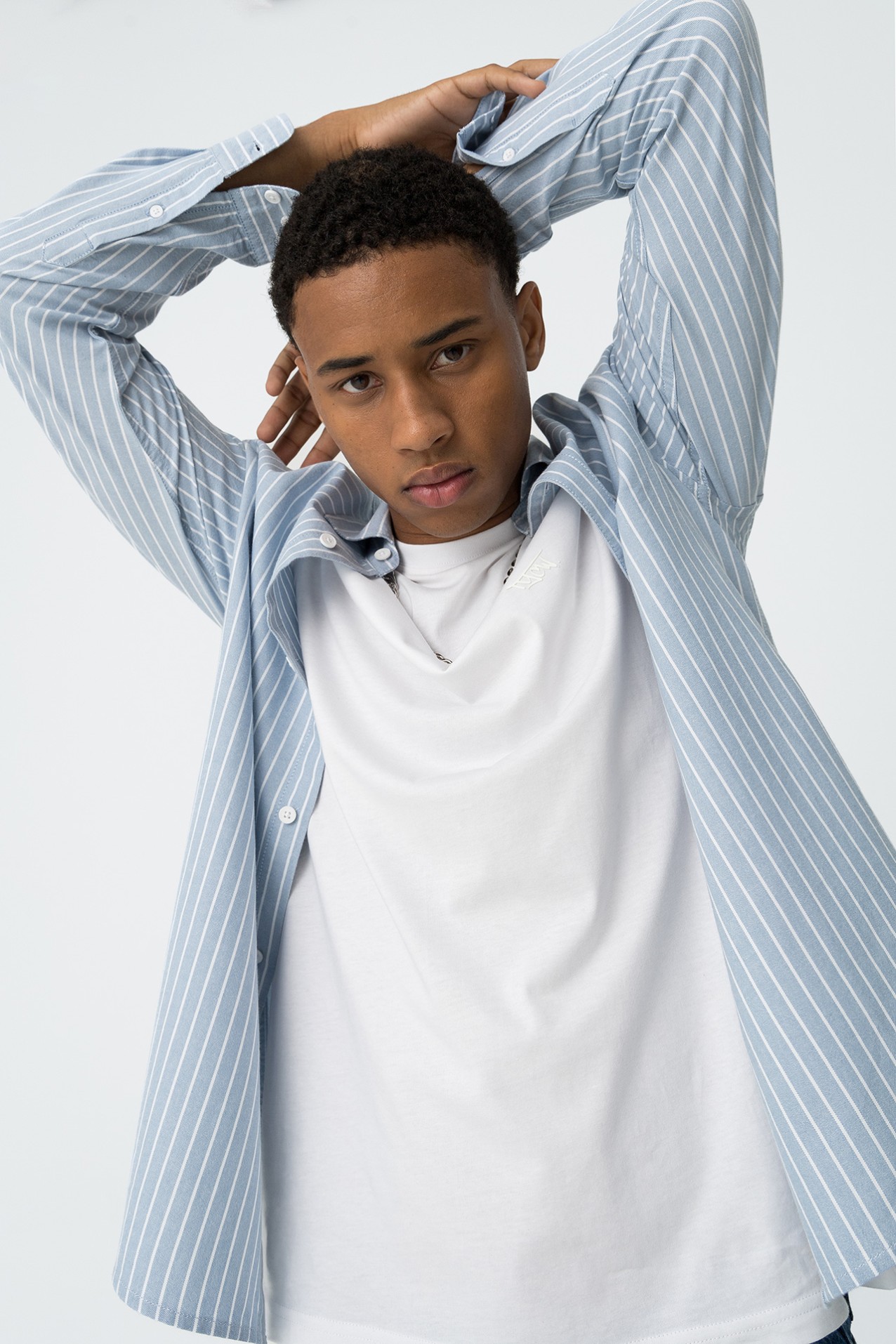 Relaxed striped shirt