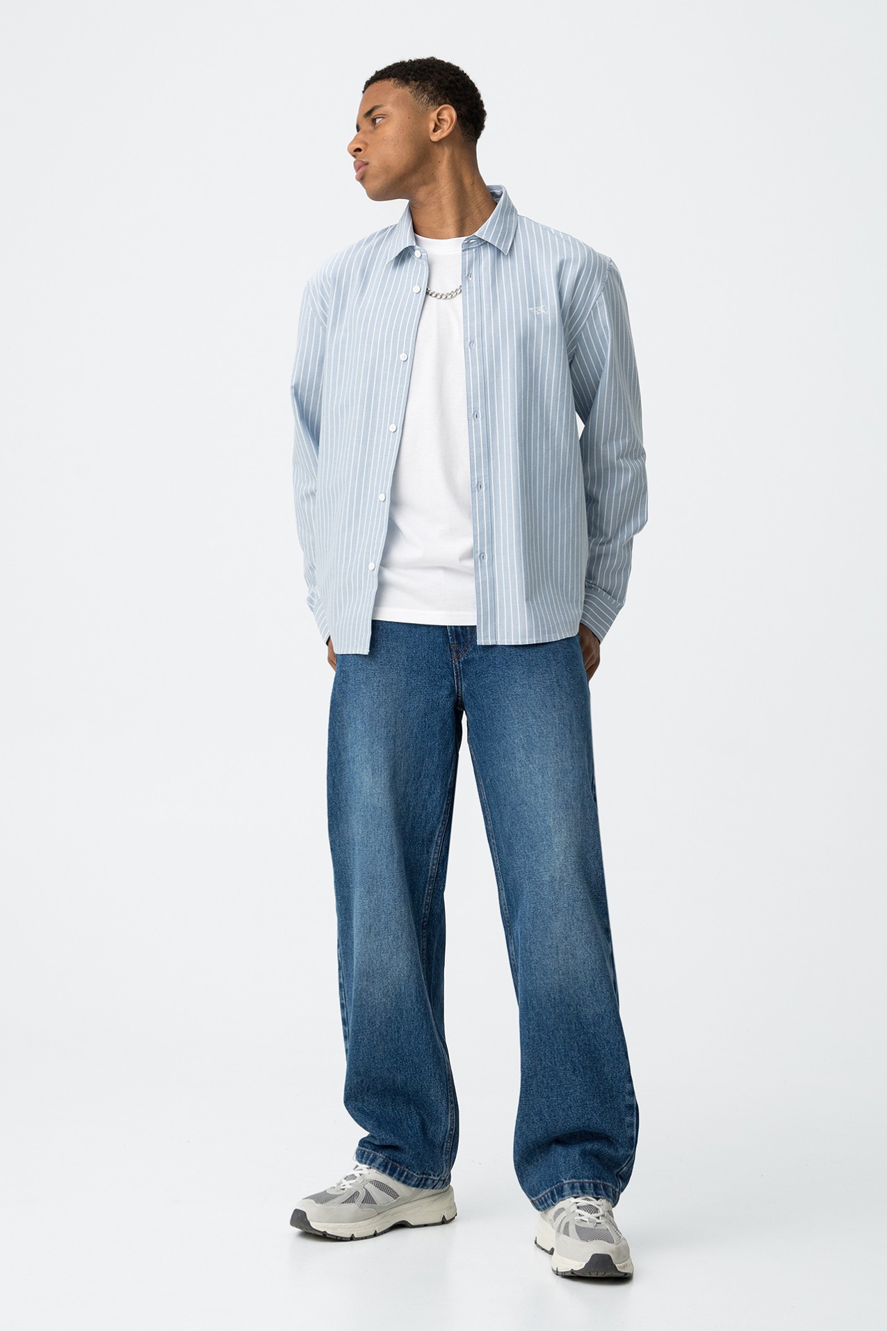 Relaxed striped shirt