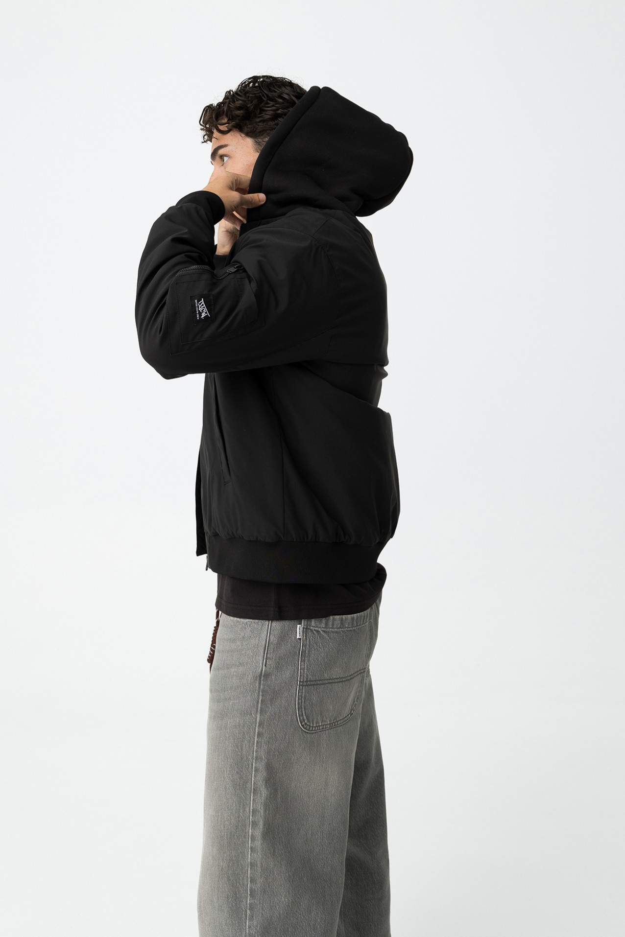 Chaqueta Relaxed con Capucha