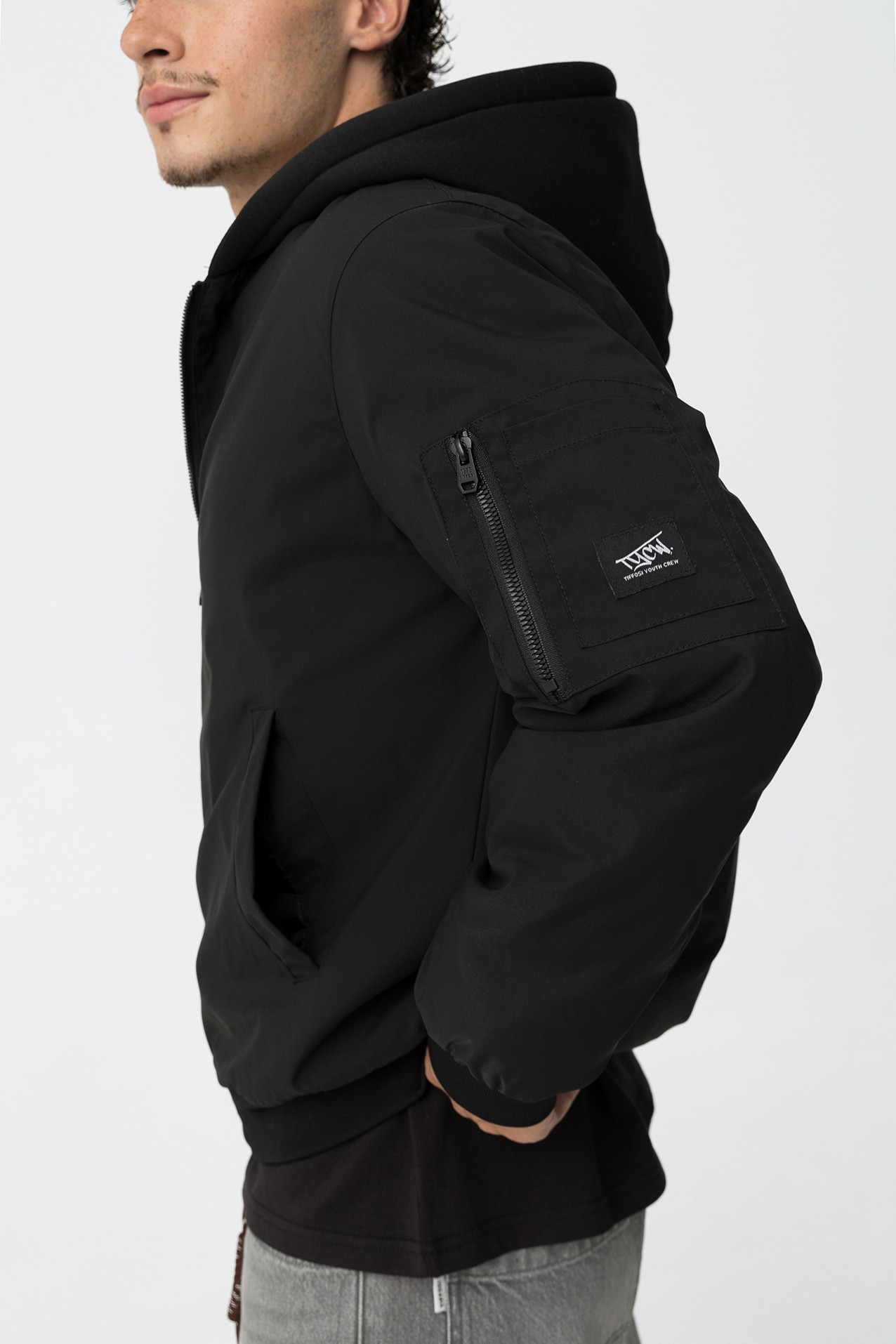 Chaqueta Relaxed con Capucha