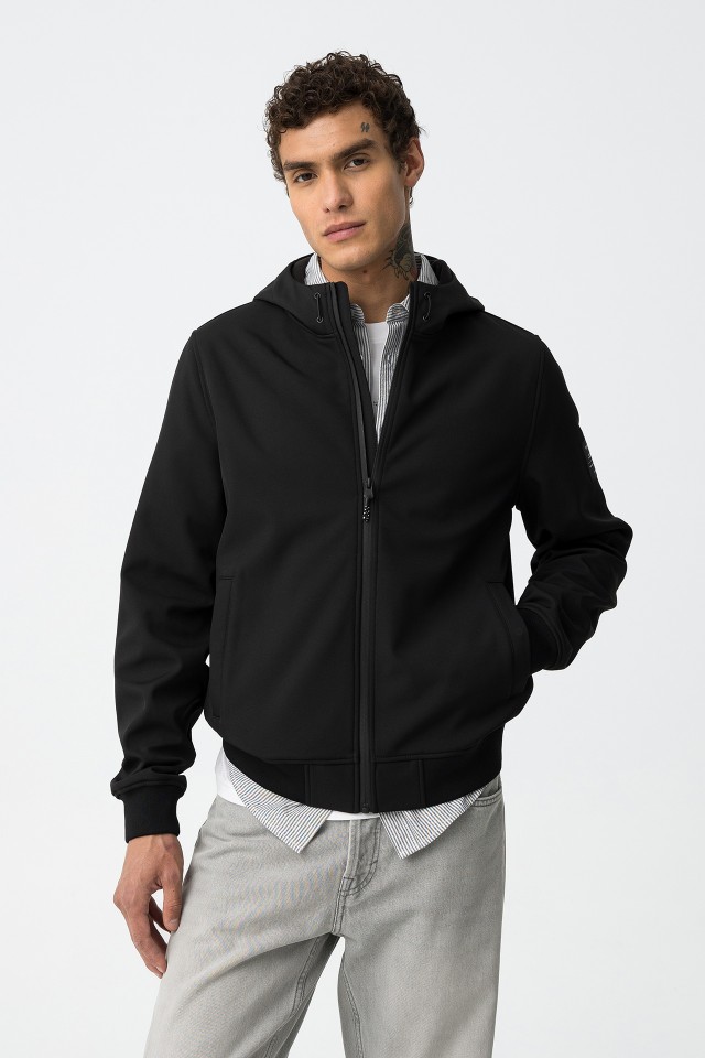 Casaco Regular com Patch