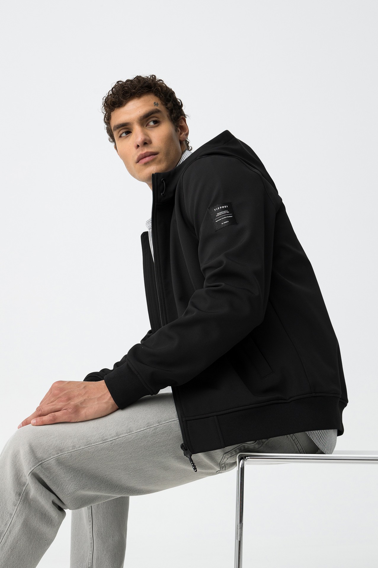 Casaco Regular com Patch