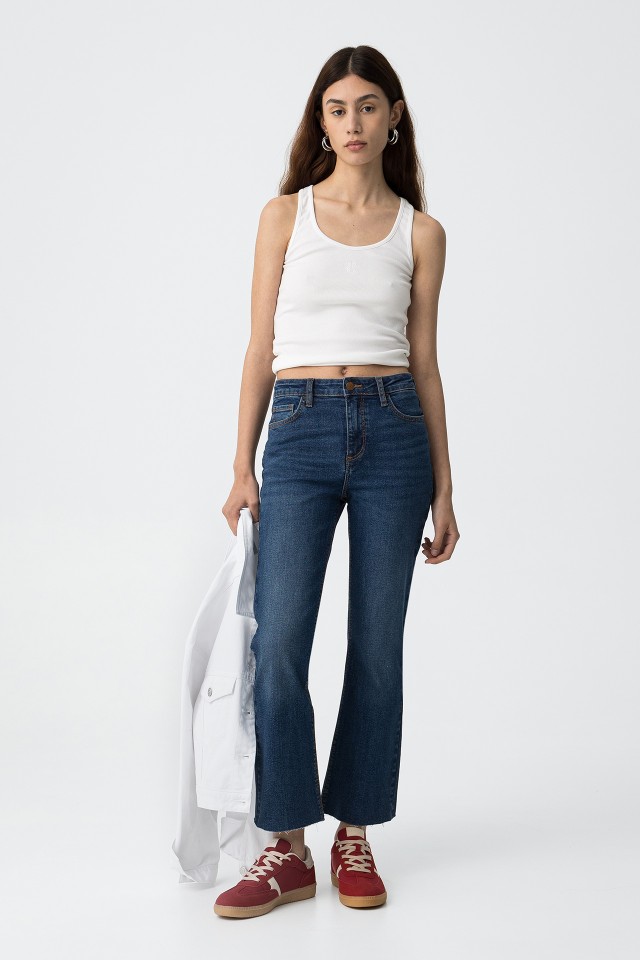 Megan Cropped Flare Jeans