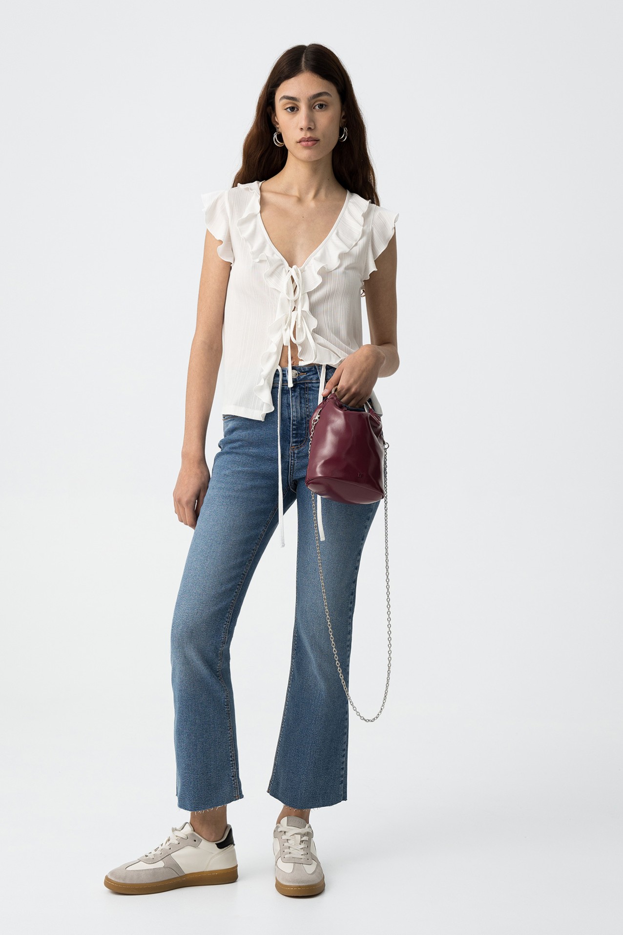 Megan Cropped Flare Jeans