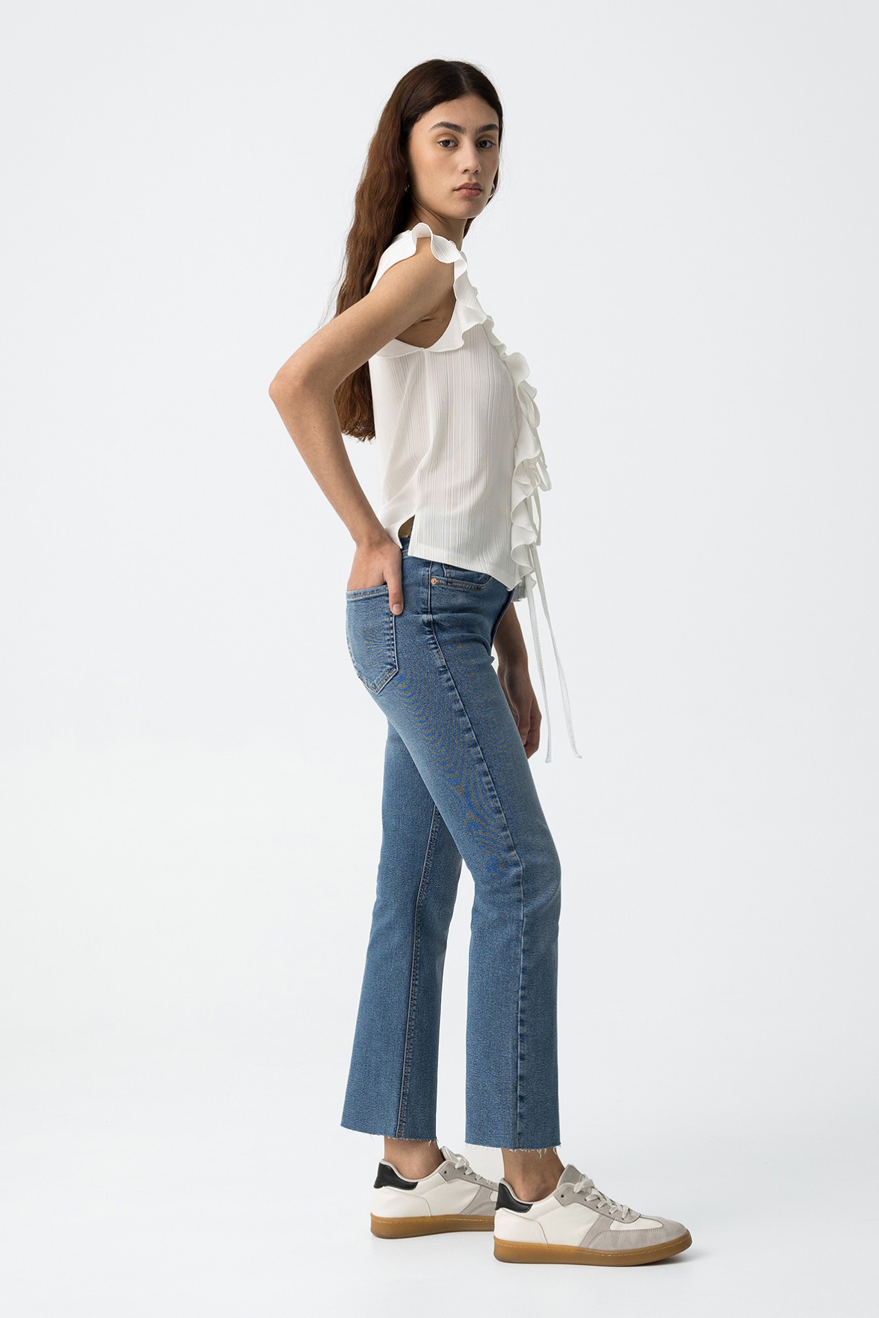 Megan Cropped Flare Jeans