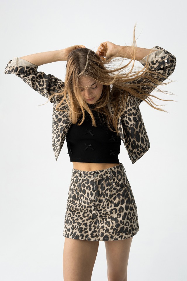 Skort de Ganga Leopardo