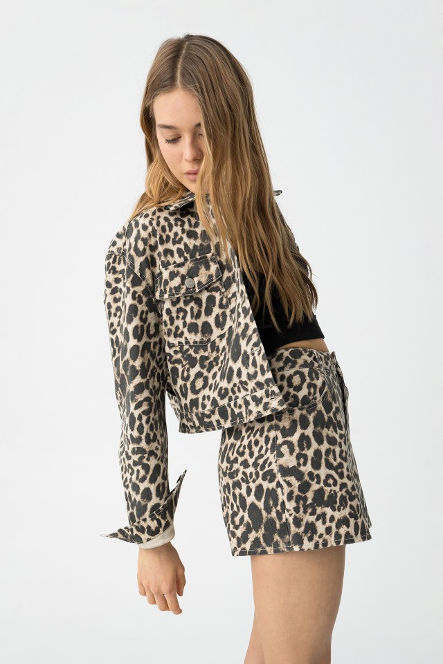 Skort de Ganga Leopardo