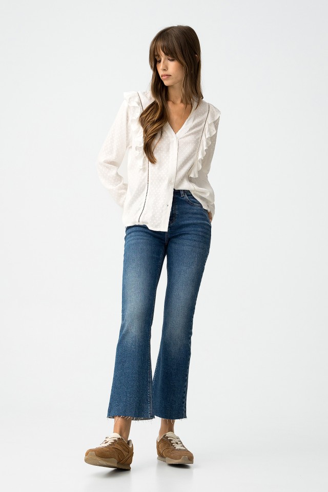 Megan Cropped Flare Jeans