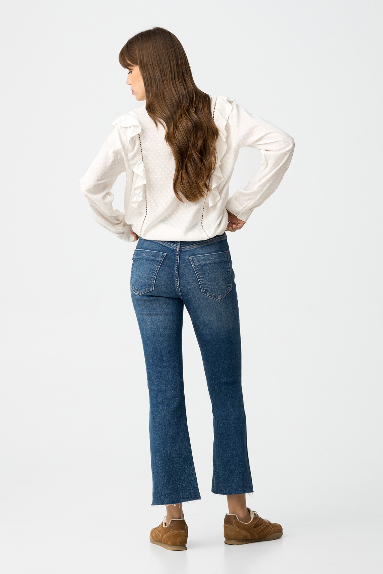 Megan Cropped Flare Jeans