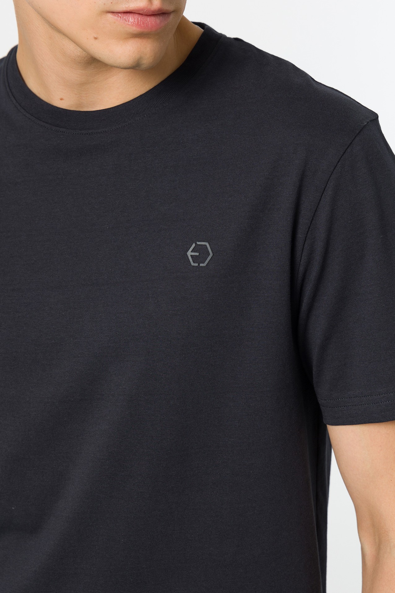 T-shirt de Algodo com Relevo