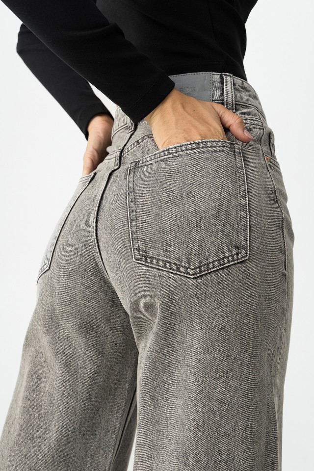 Jeans Kylie Wide Leg Cintura Alta