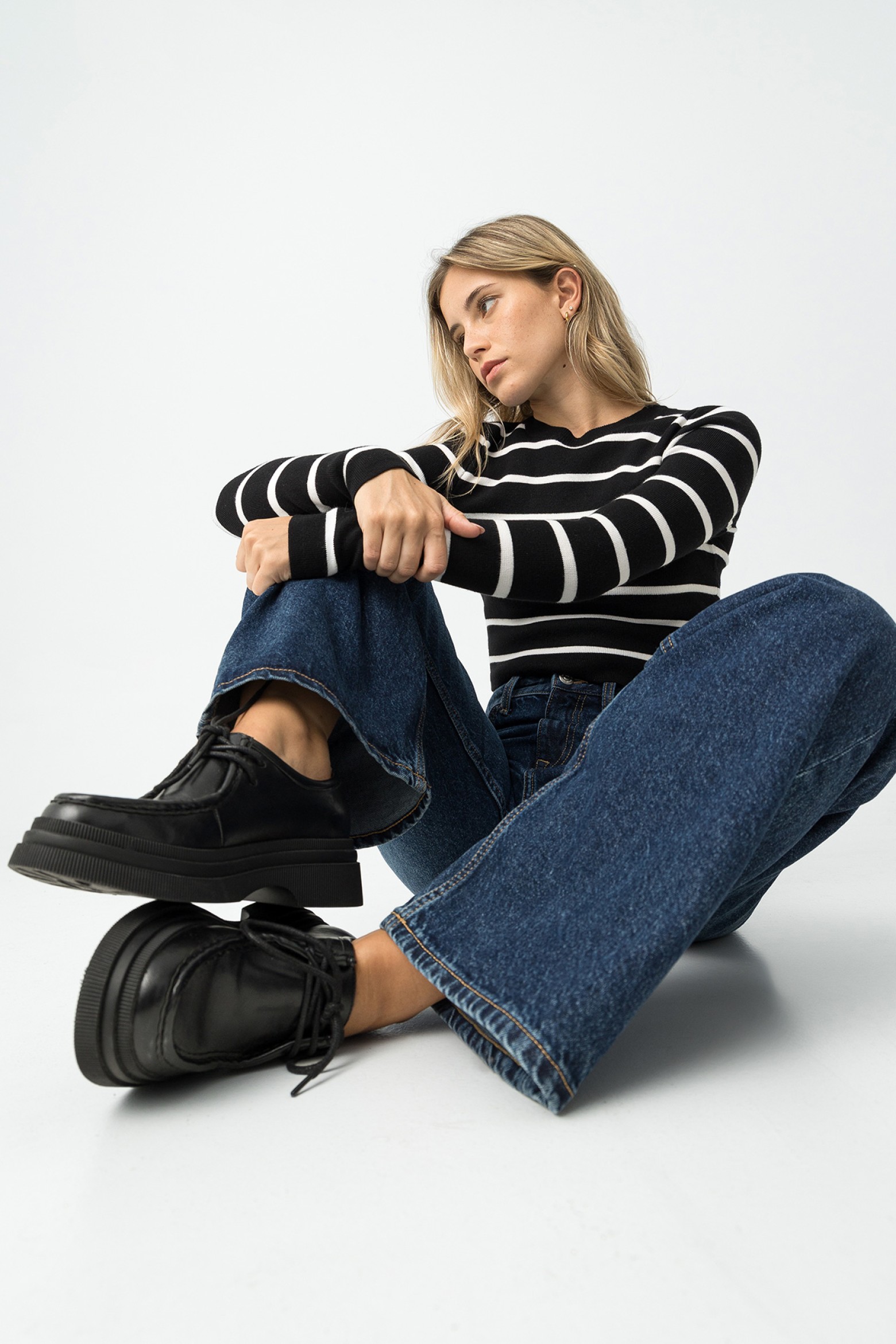 Slim Fit Striped Jumper