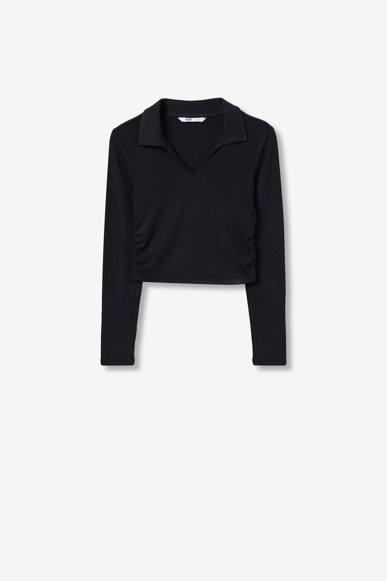 Draped Super Slim Polo T-Shirt