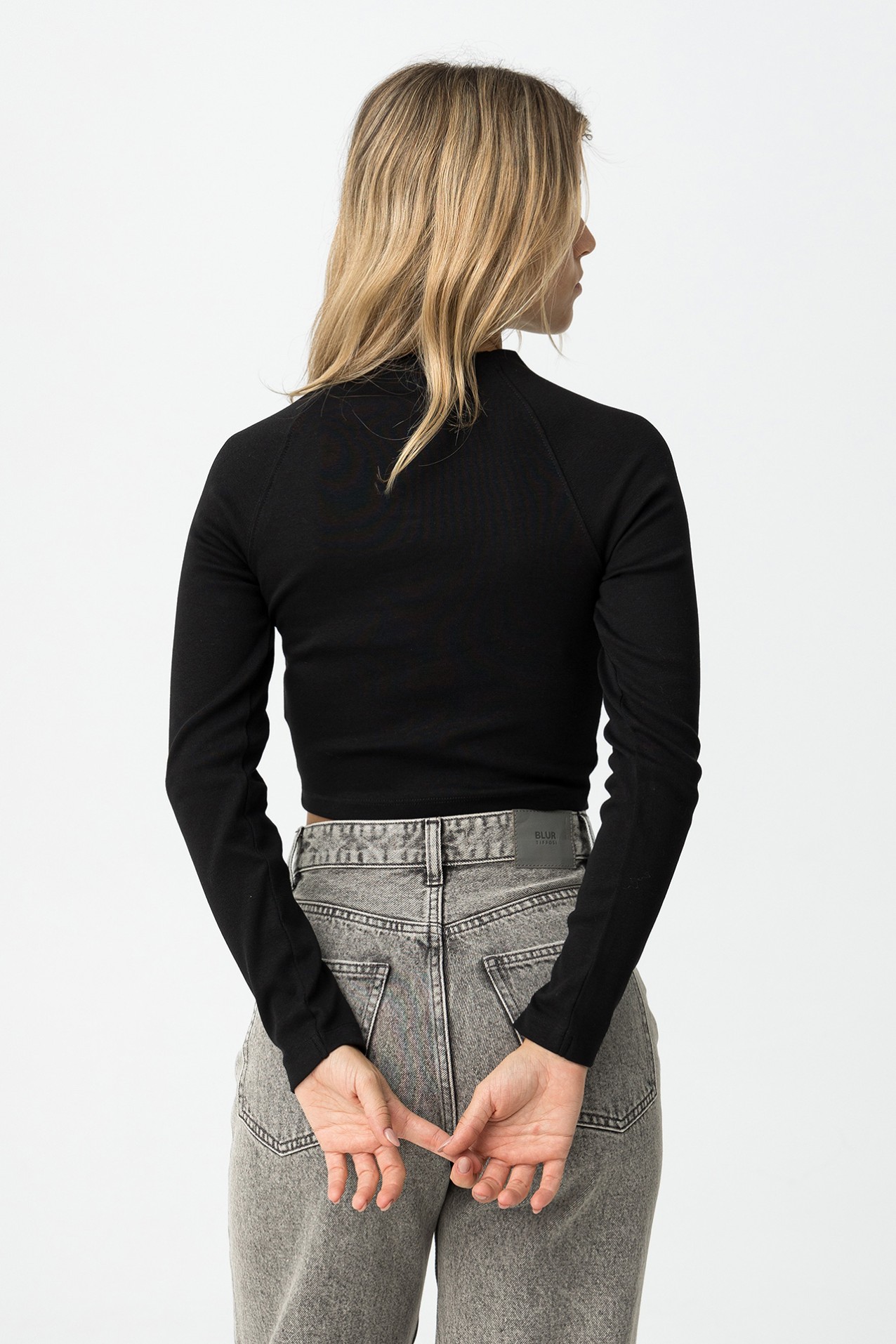 T-shirt Super Slim de Manga Longa