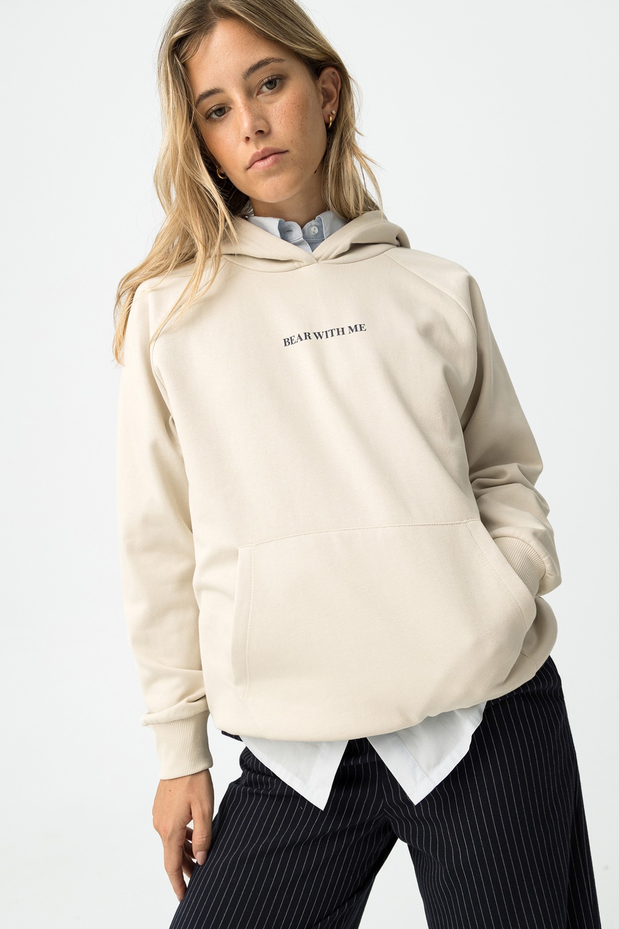 Oversized Printed Hoodie