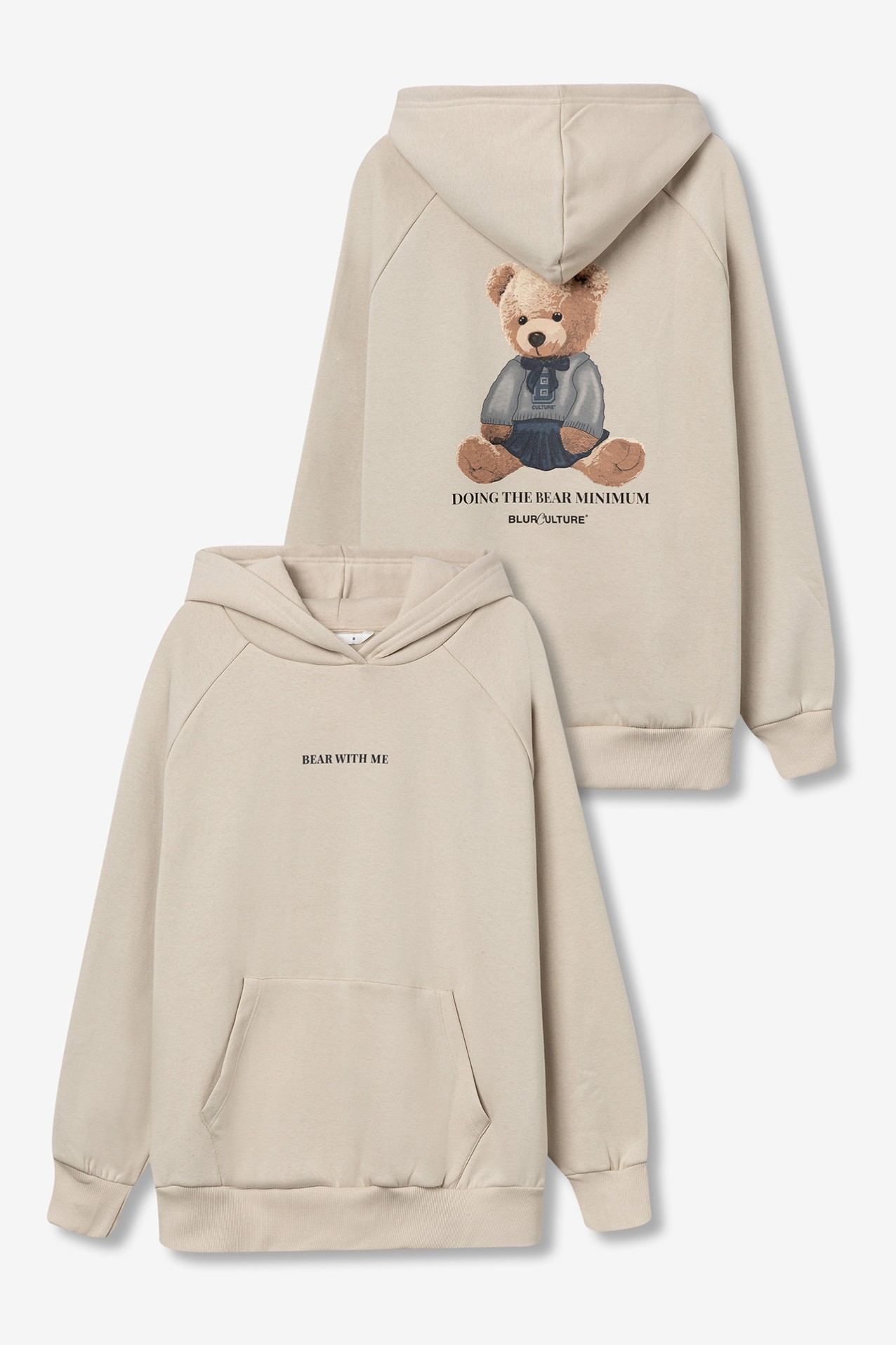 Oversized Printed Hoodie