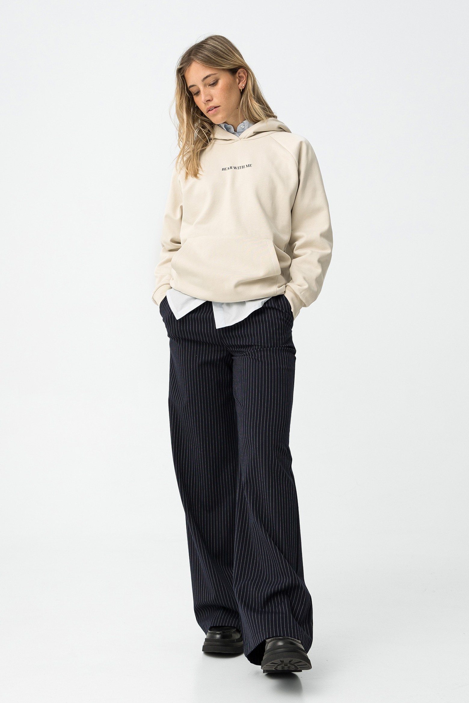 Printed Wide Leg Trousers