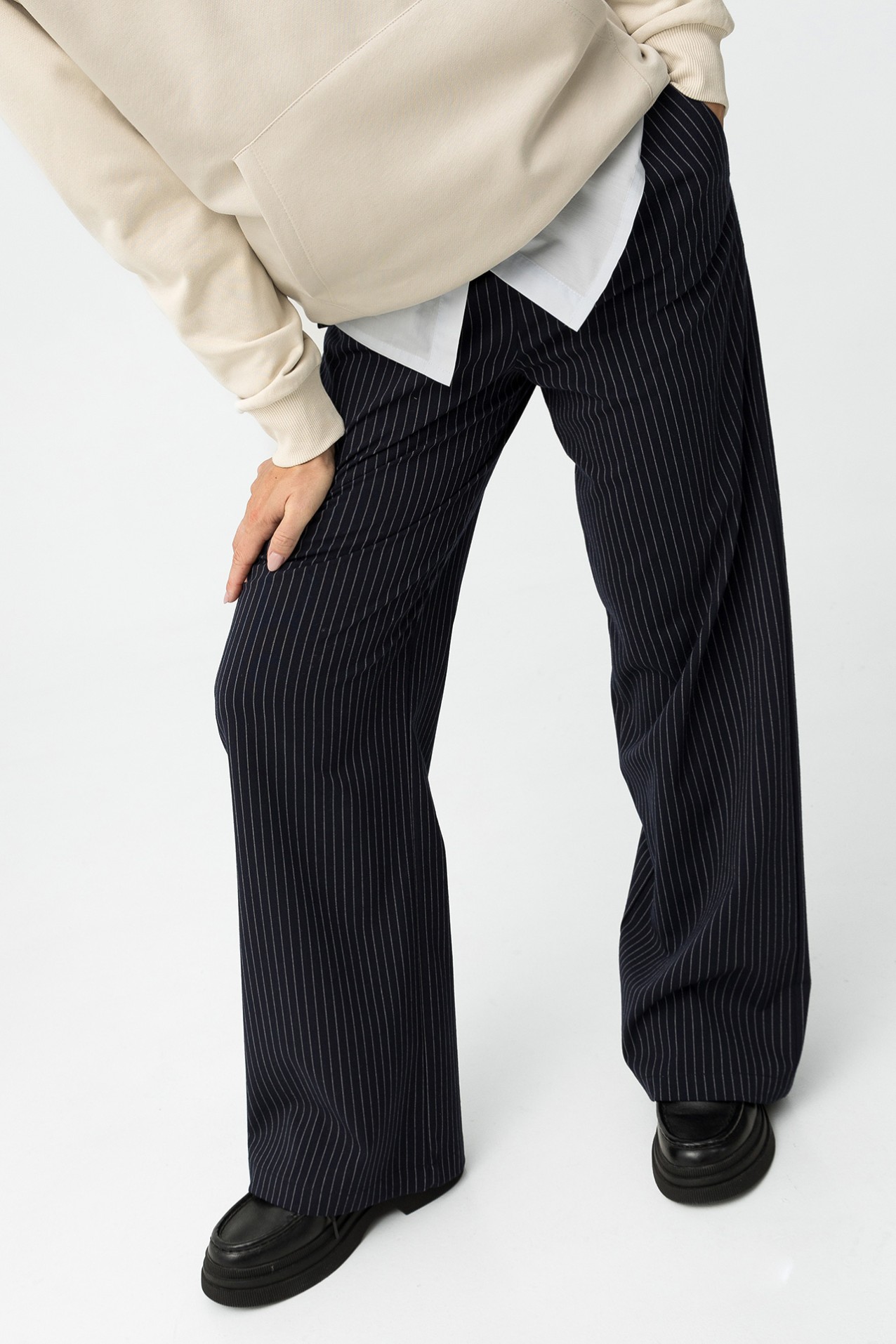 Printed Wide Leg Trousers
