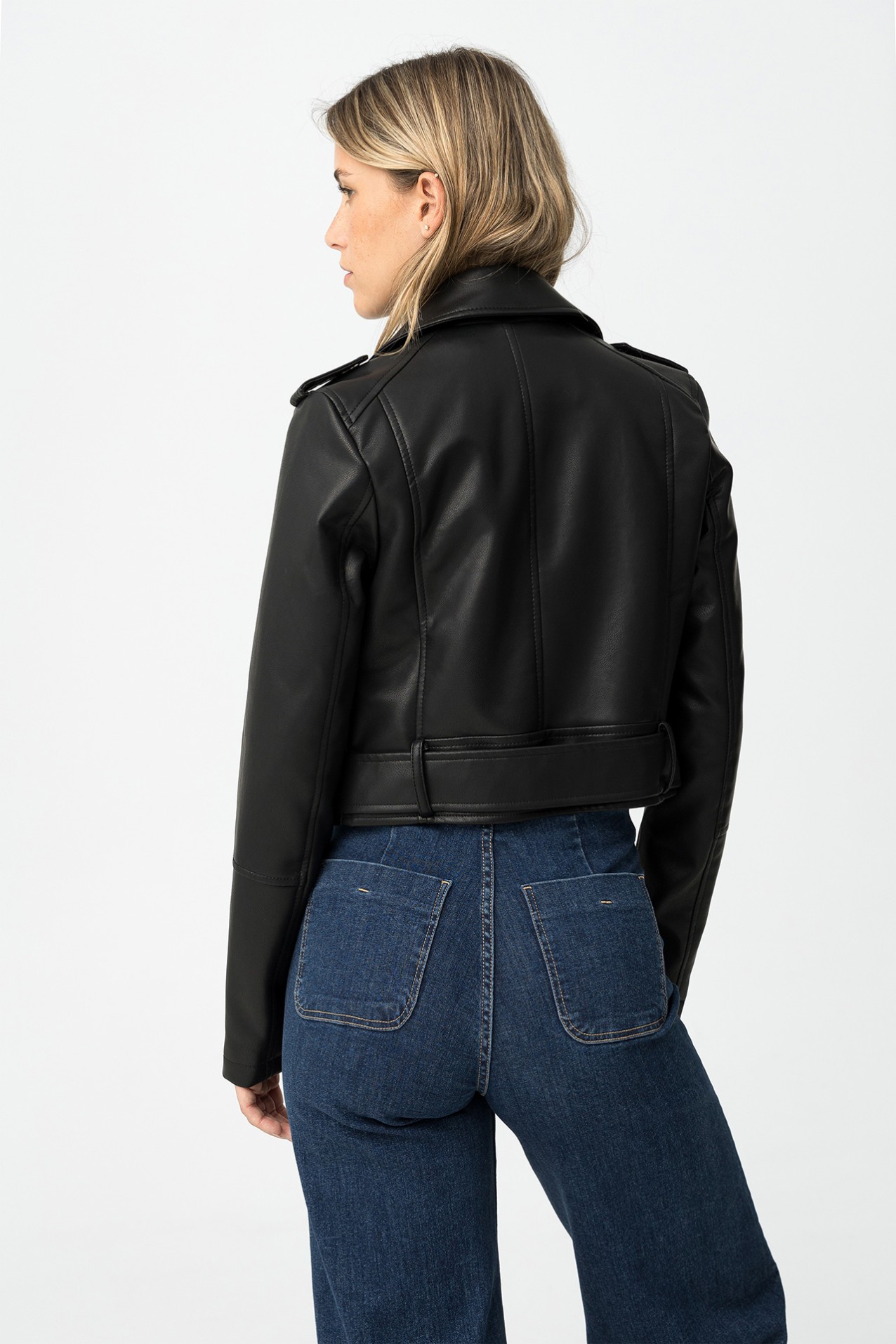 Chaqueta biker slim fit