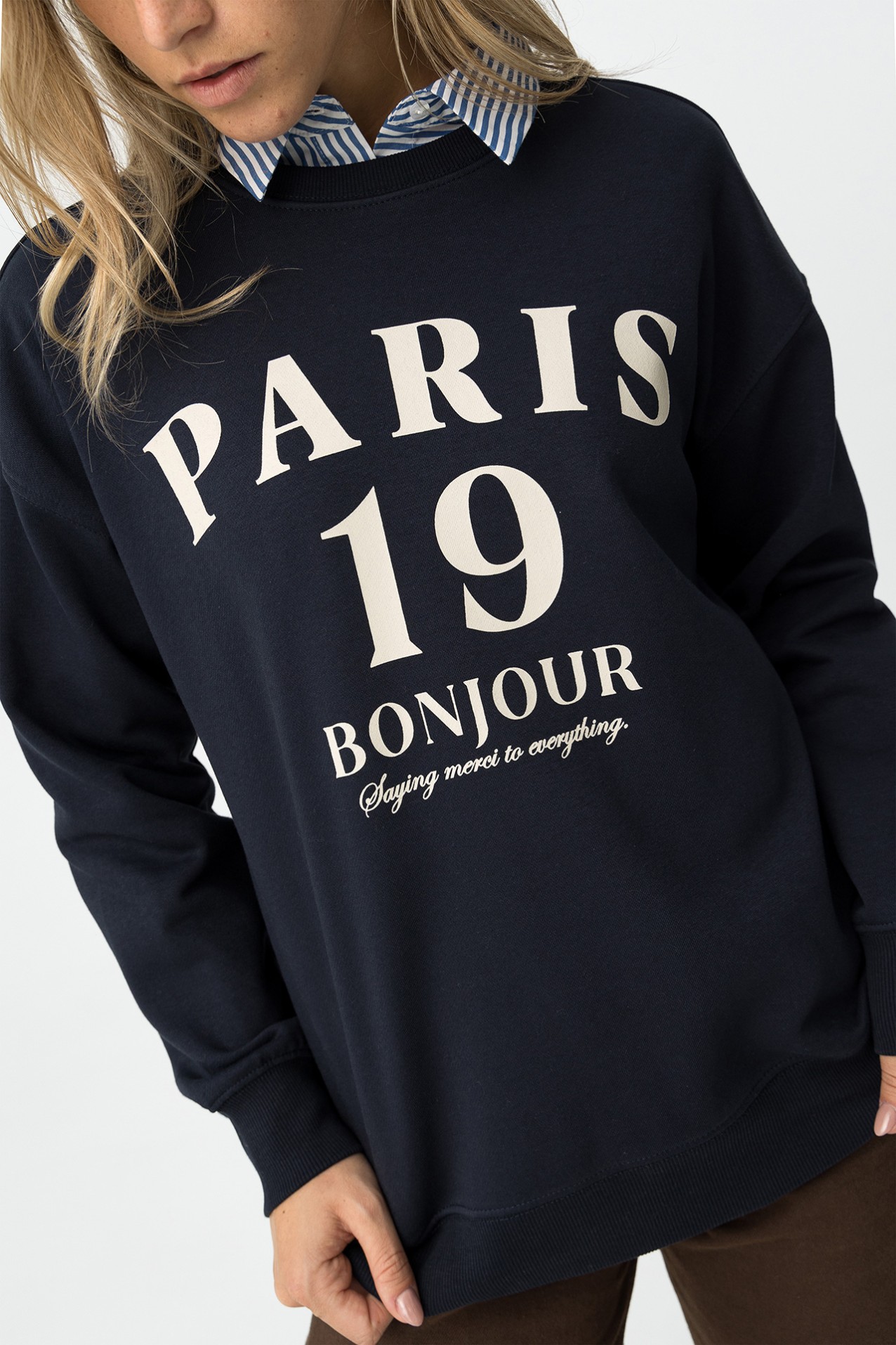 Sweatshirt Relaxed Fit Estampado