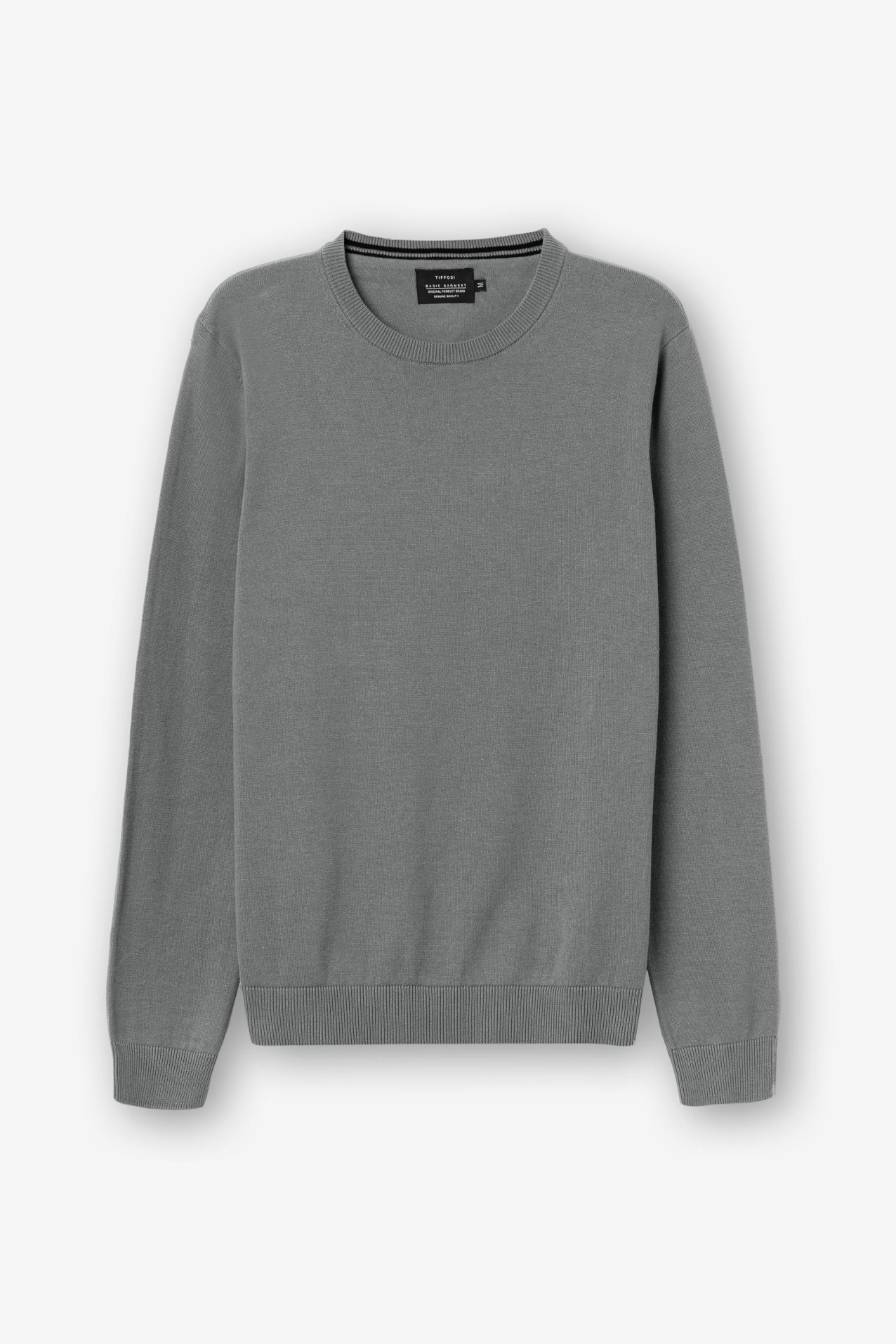 Grey Melange Sweater