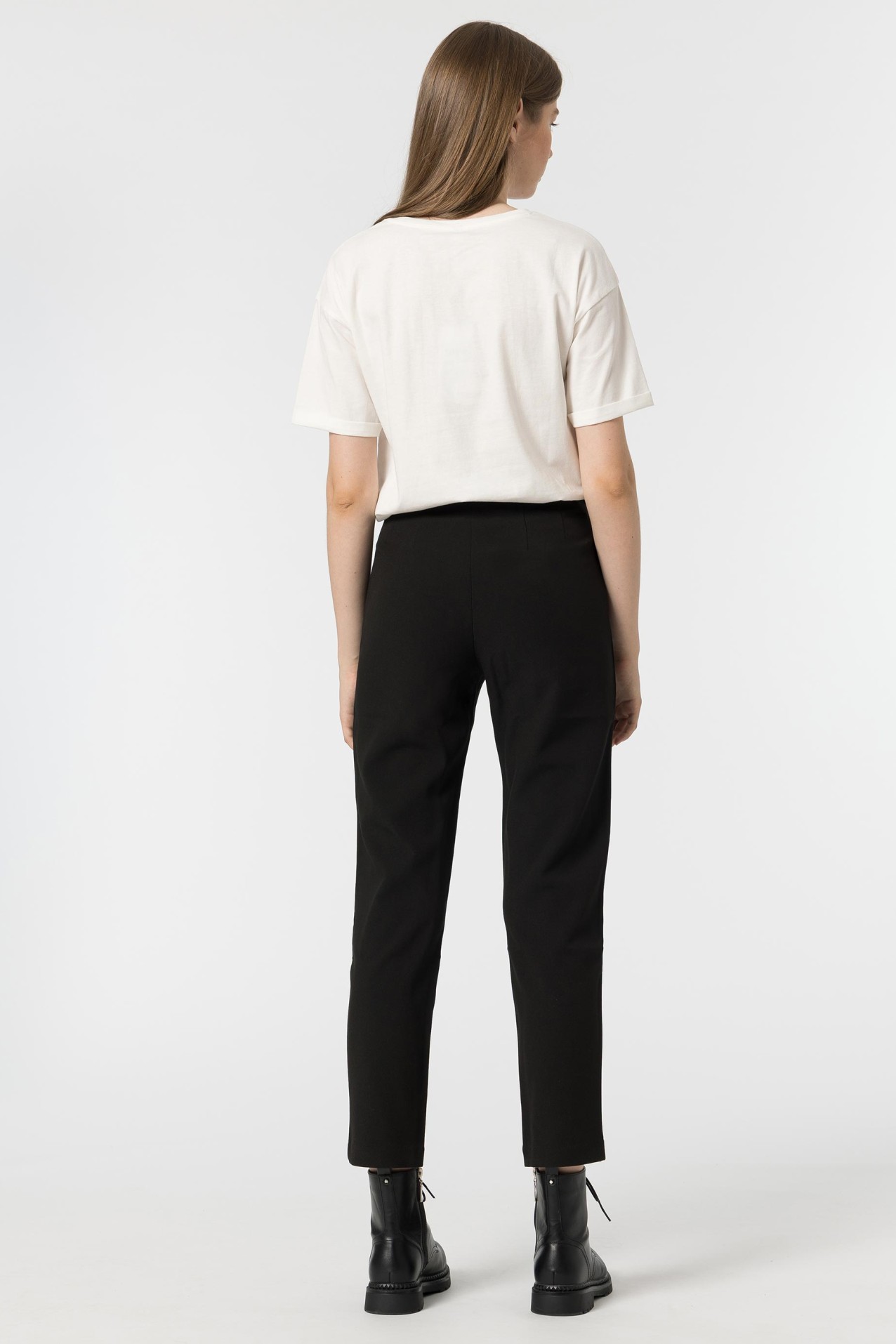 High Waist Pleated Trousers