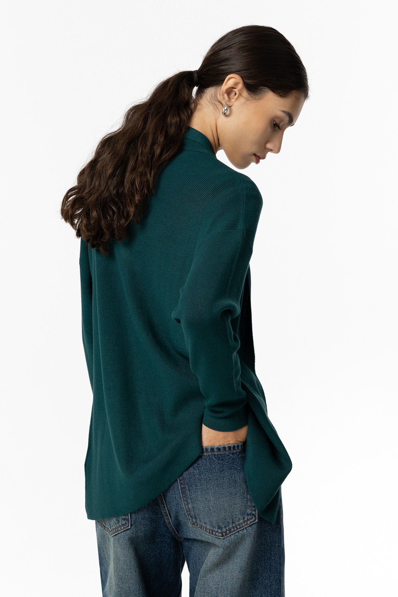 Moss-Green Cardigan