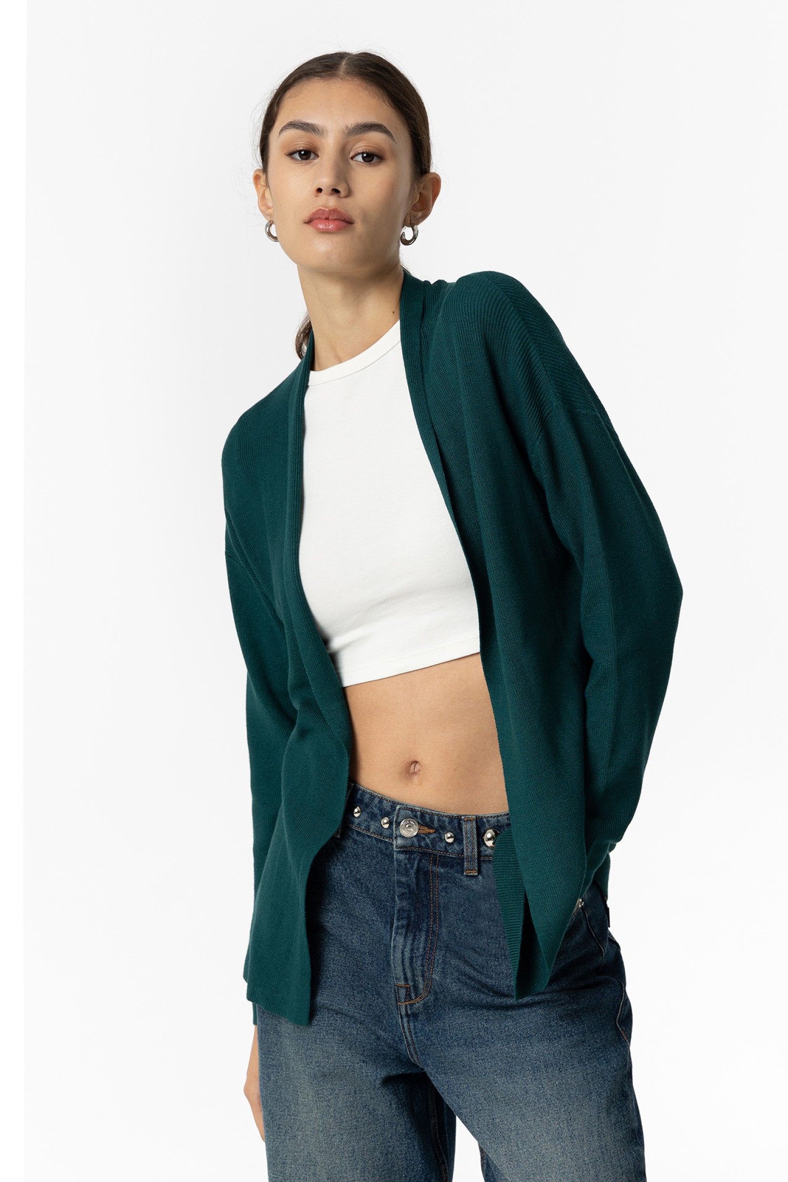 Moss-Green Cardigan
