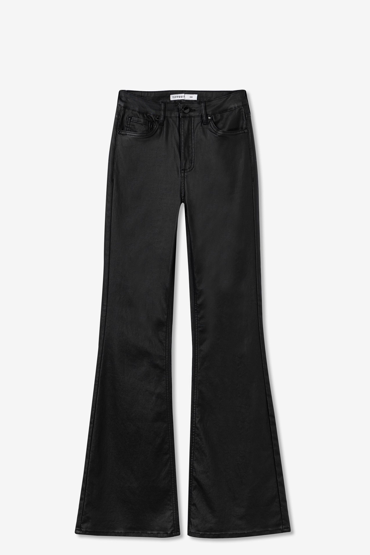 Pantaln Flare Coated