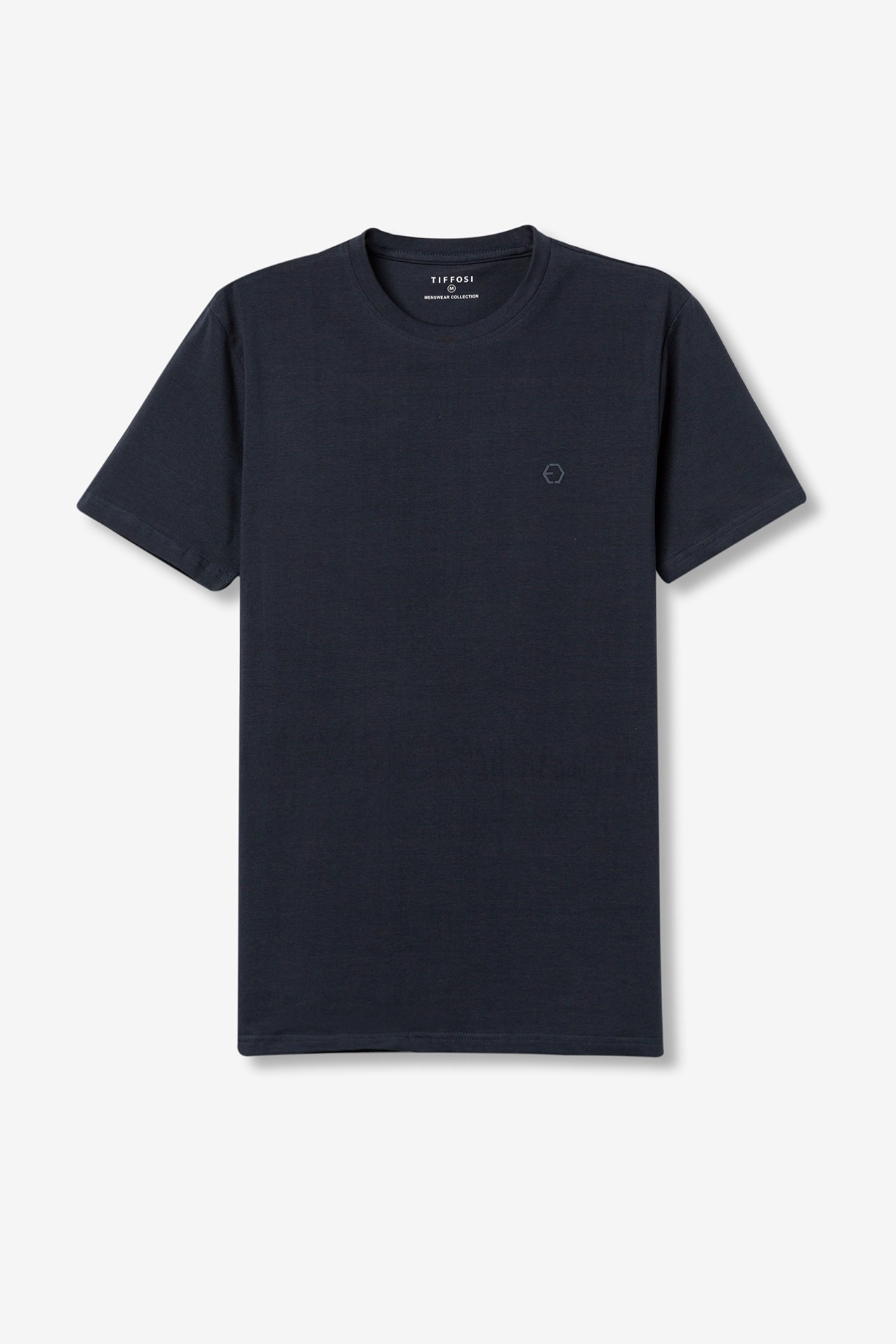 Camiseta Slim Azul Oscuro