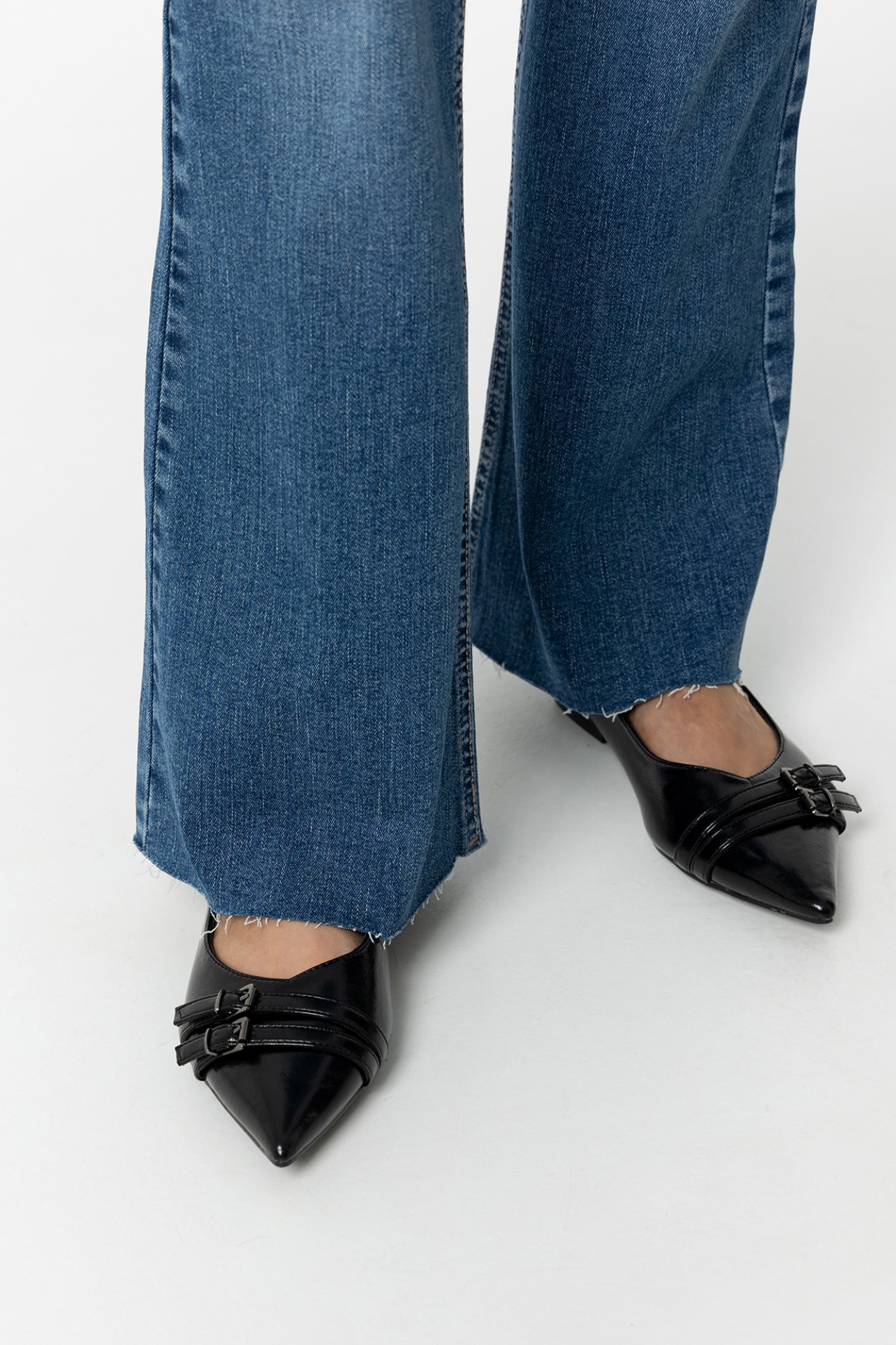 High-Waisted Flare Jeans