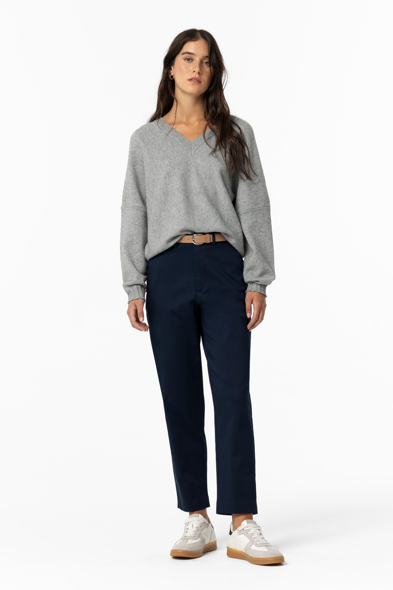 Tailored Pants with Belt