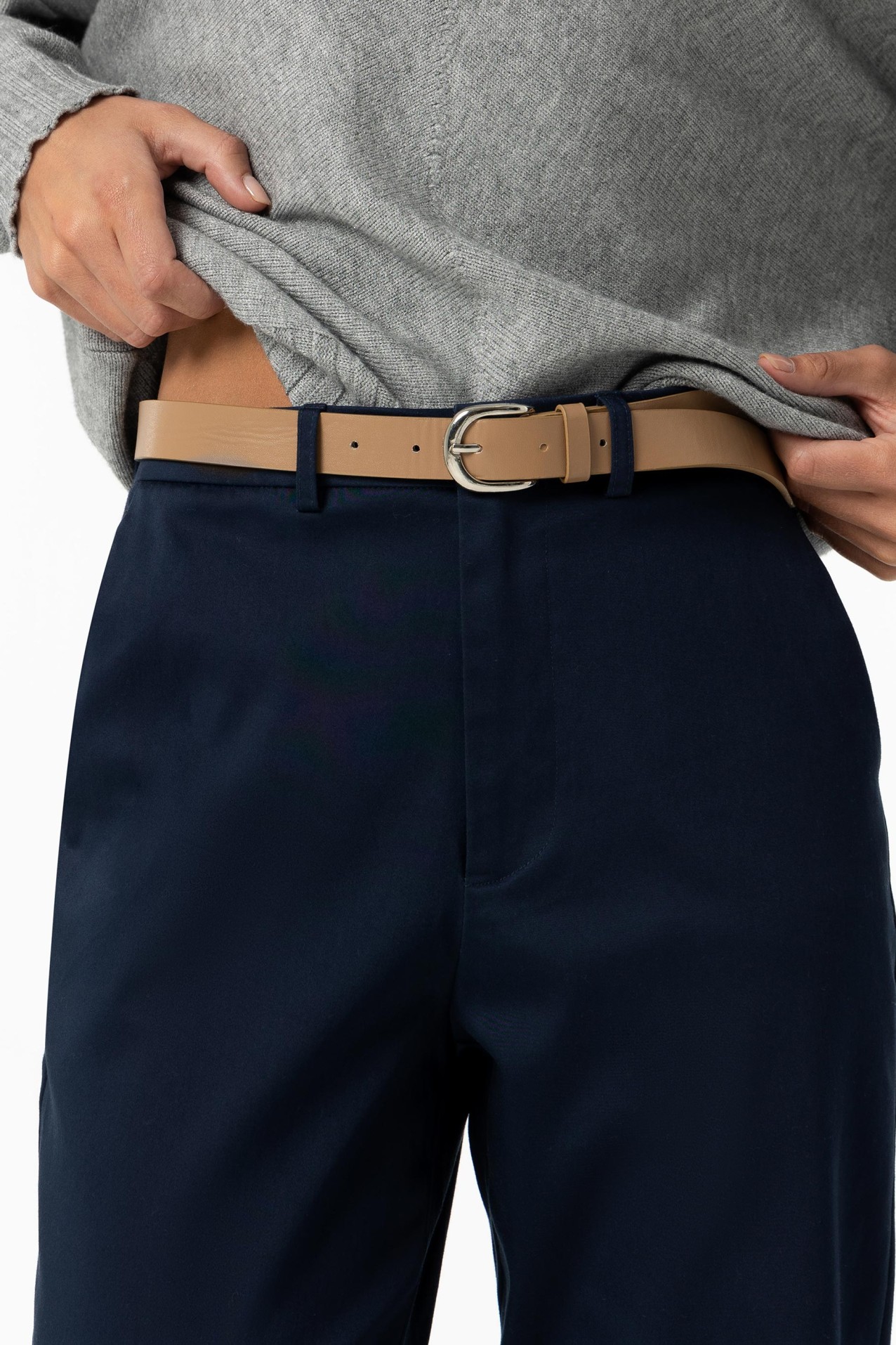 Tailored Pants with Belt