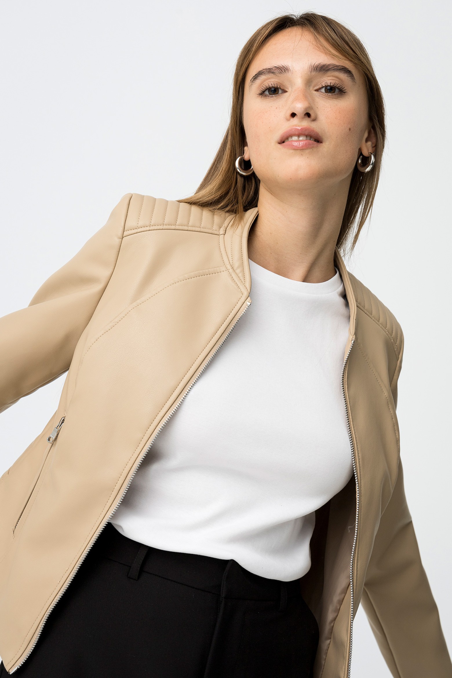 Leather Effect Jacket