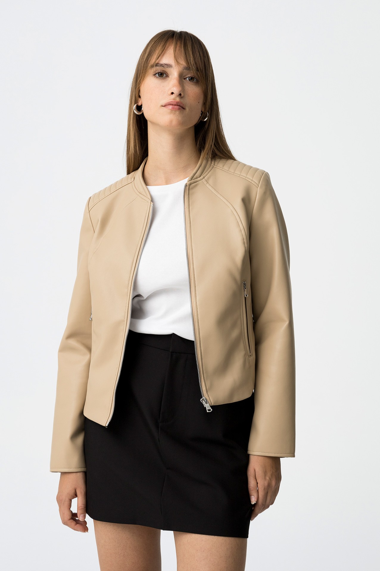 Leather Effect Jacket