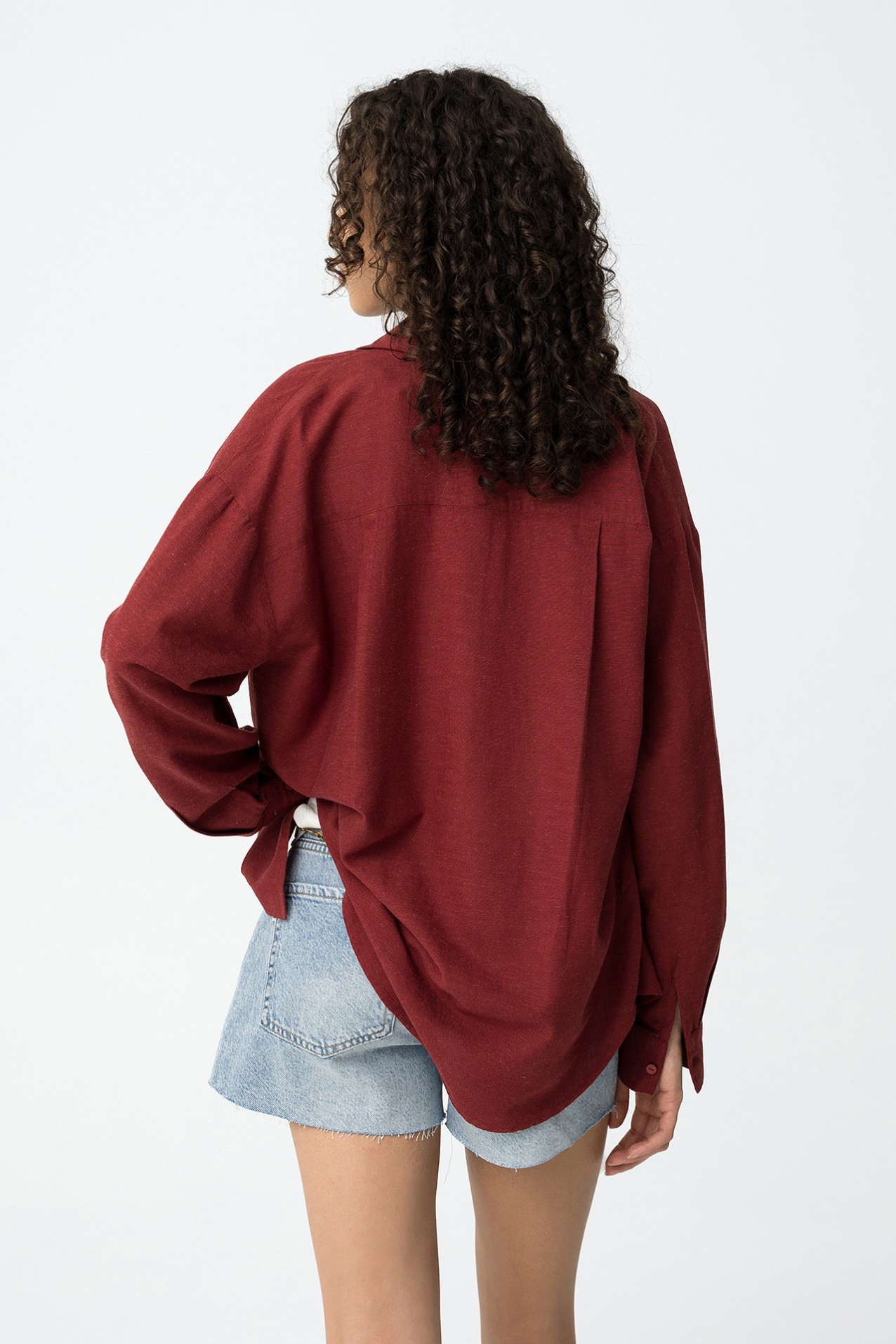 Relaxed Linen Blend Shirt