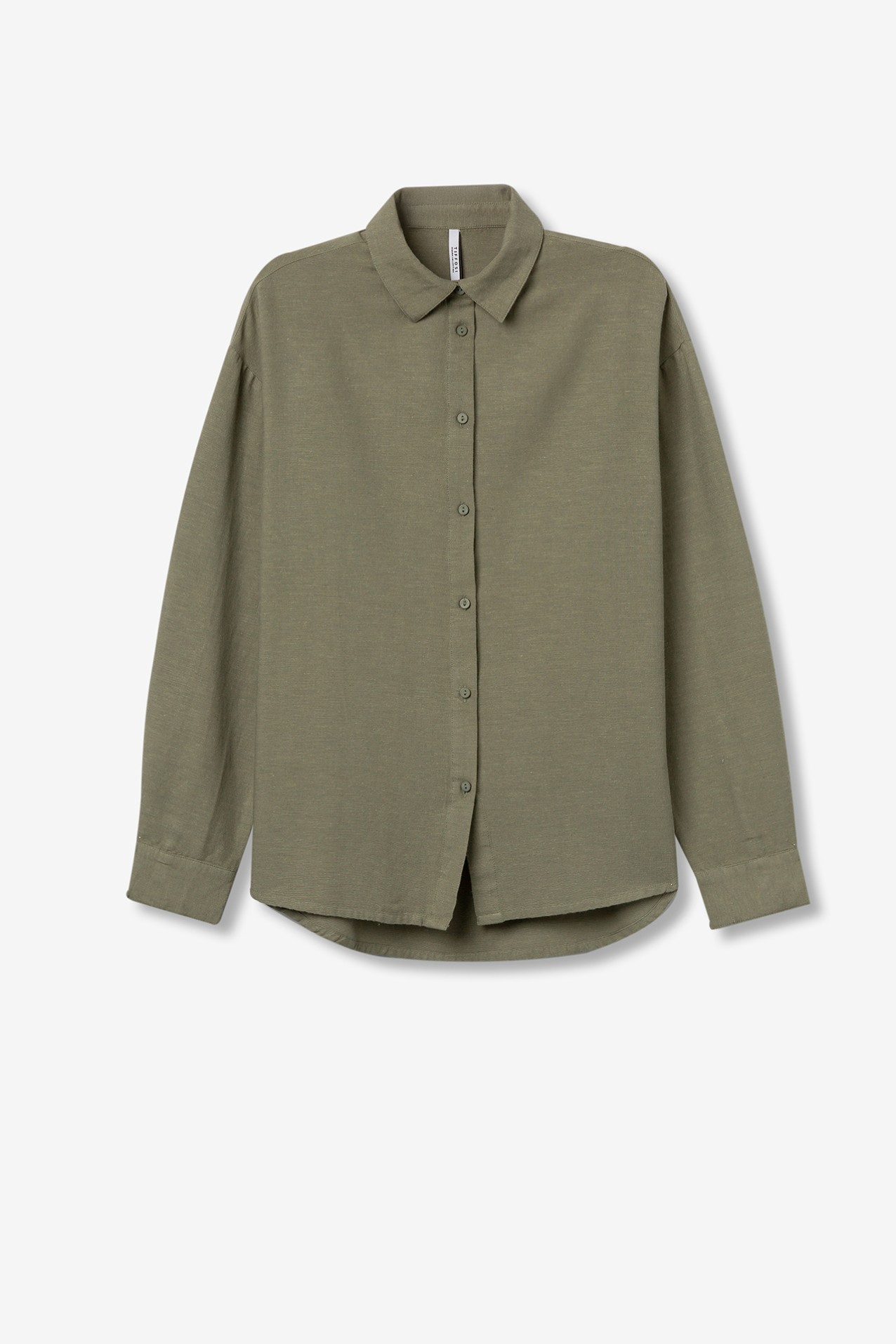 Casual Green Long Sleeve Shirt