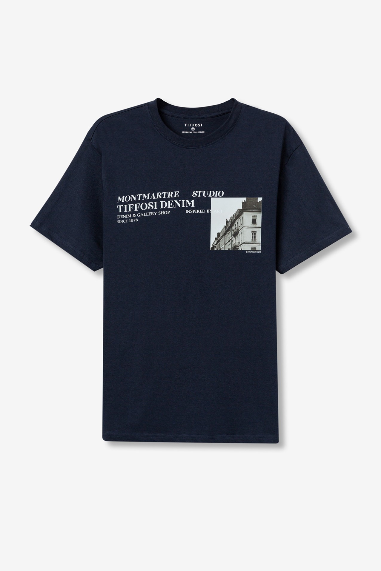 T-Shirt Com Fotografia Estampada