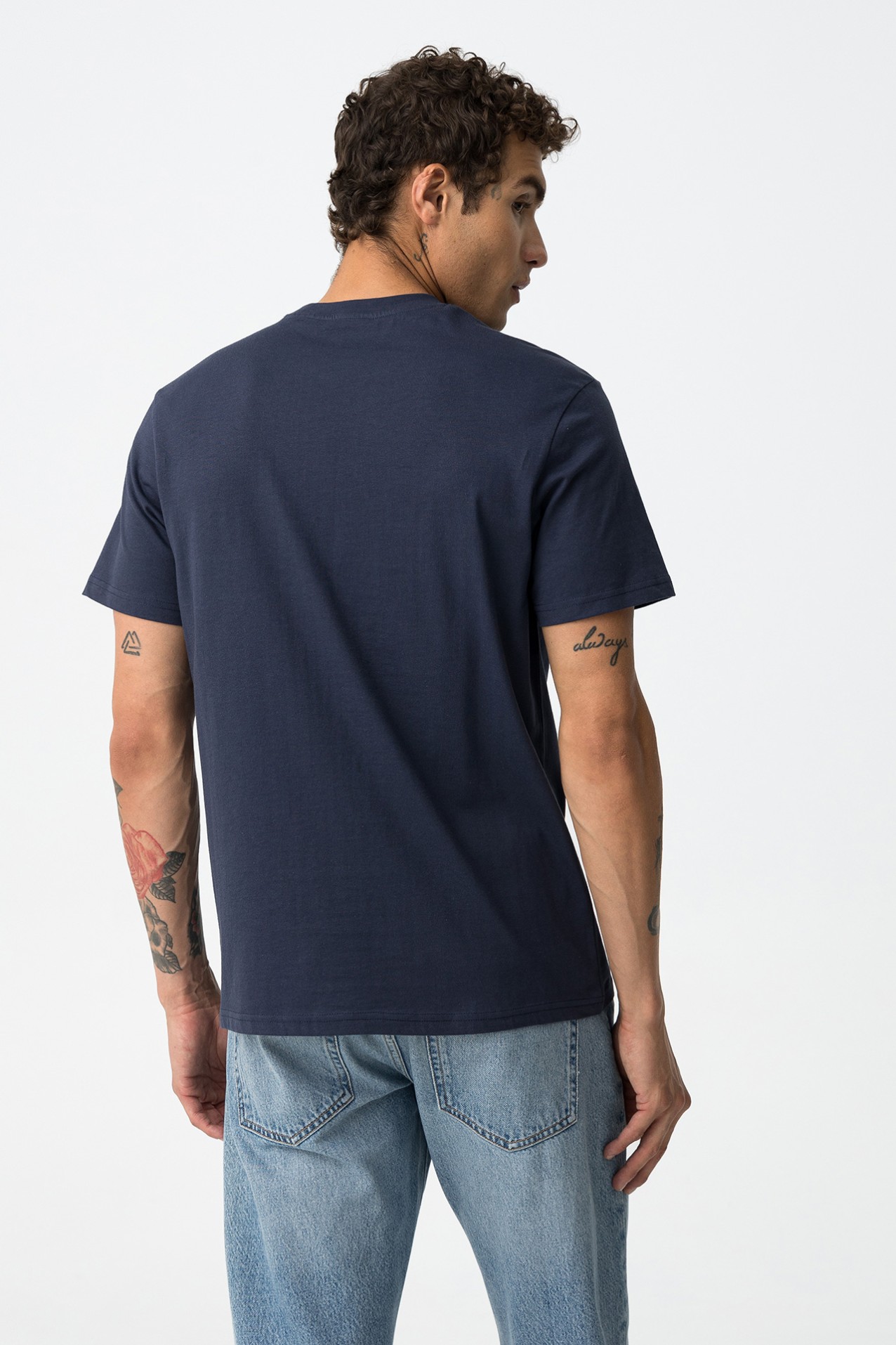 T-Shirt Com Fotografia Estampada