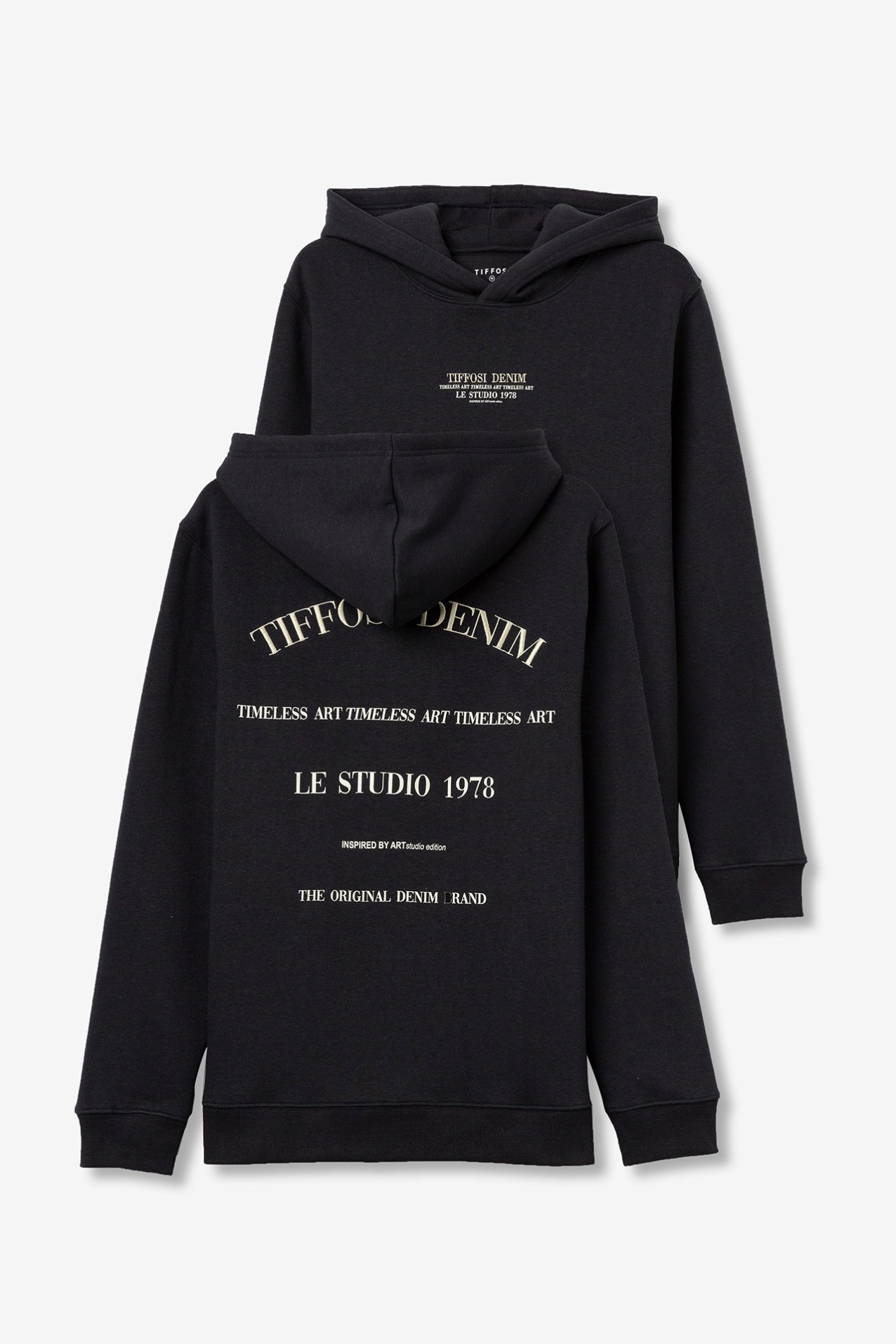 Hoodie Com Costas Bordadas