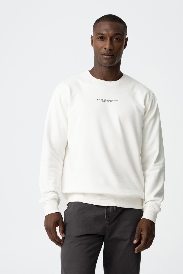 Sudadera Estampada con Bordado