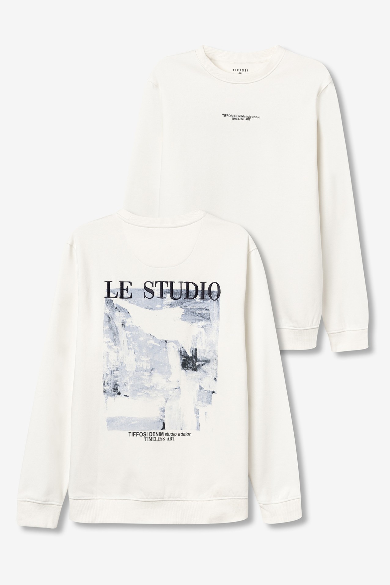 Sudadera Estampada con Bordado