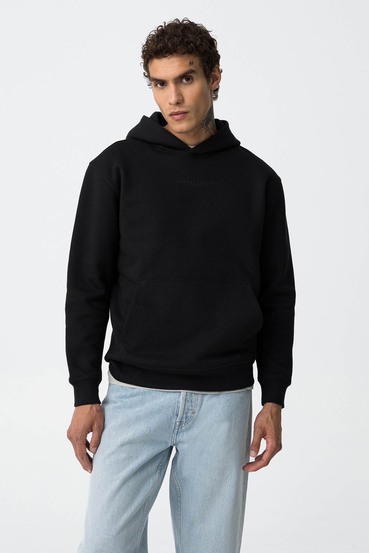 Hoodie Com Estampado De Mensagem