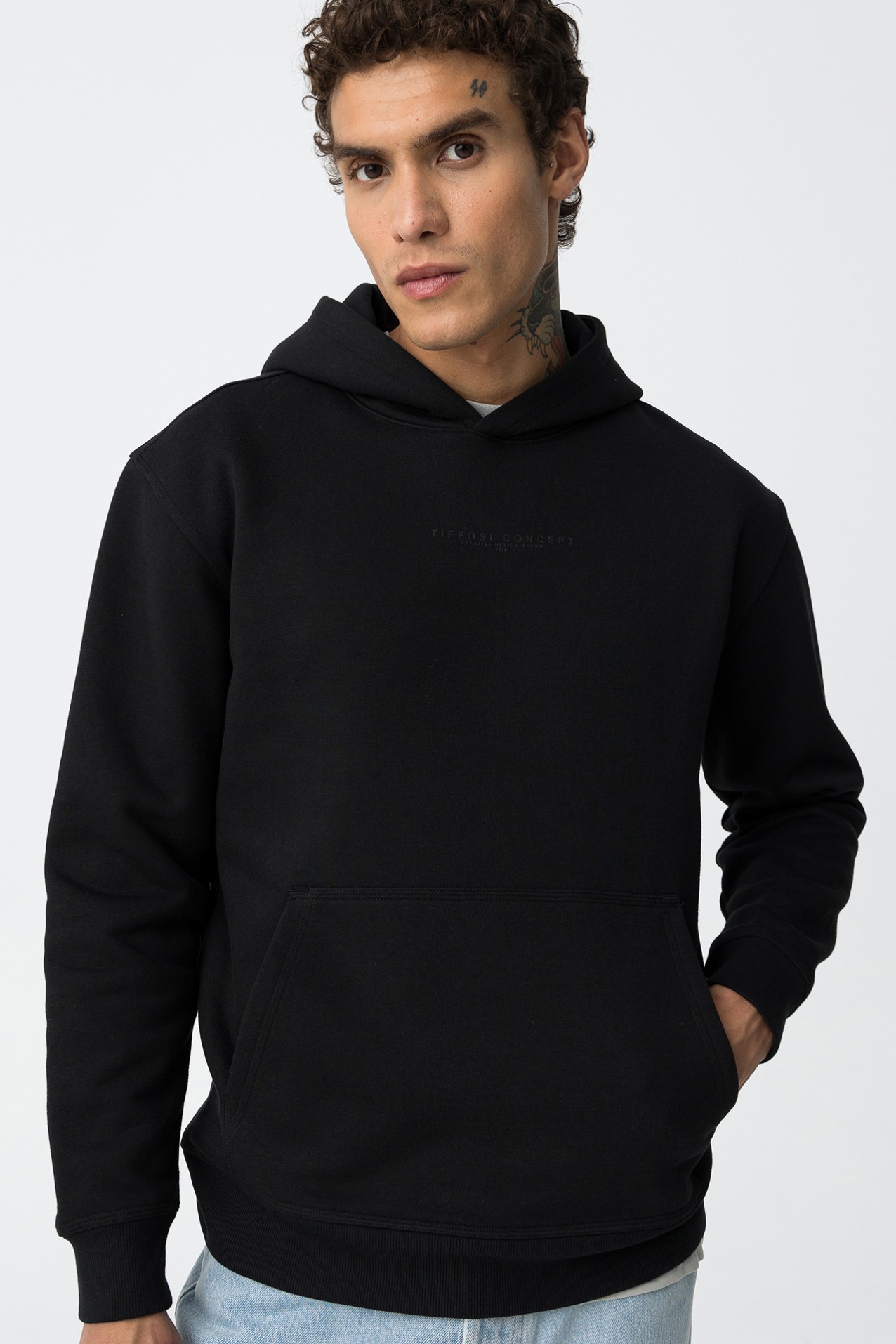 Hoodie Com Estampado De Mensagem