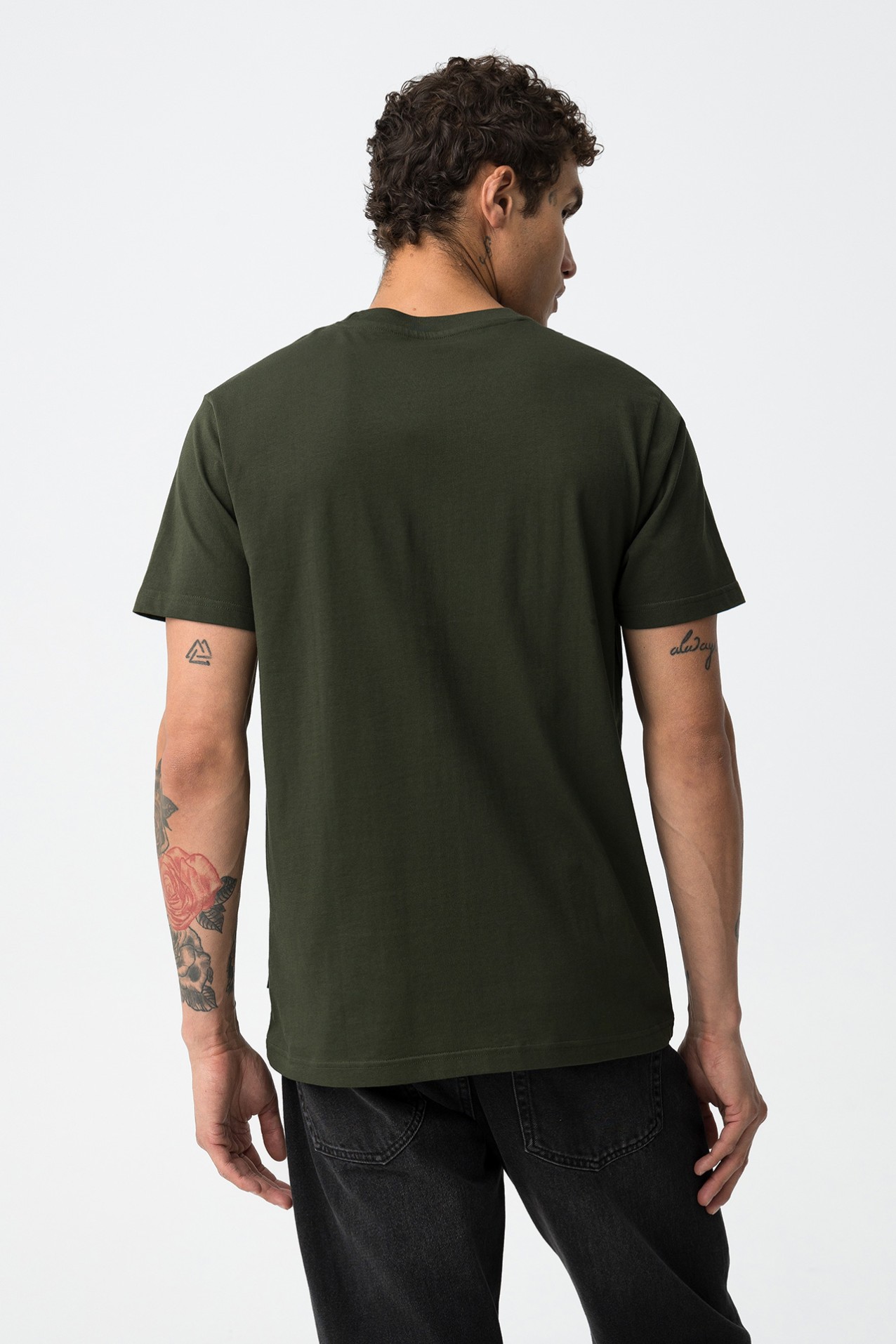 Dark Green Graphic Tee
