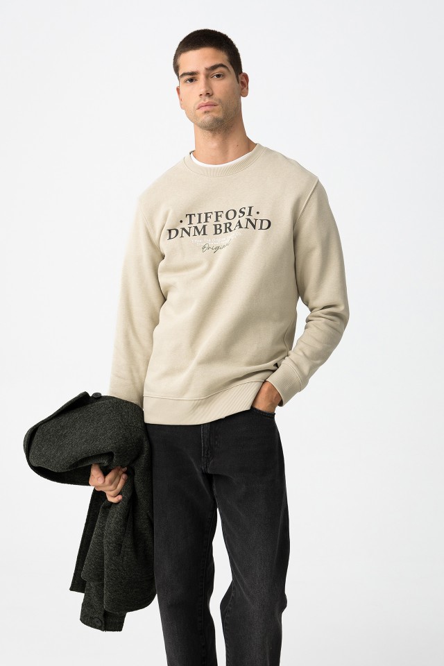 Sweatshirt Com Estampado Mensagem