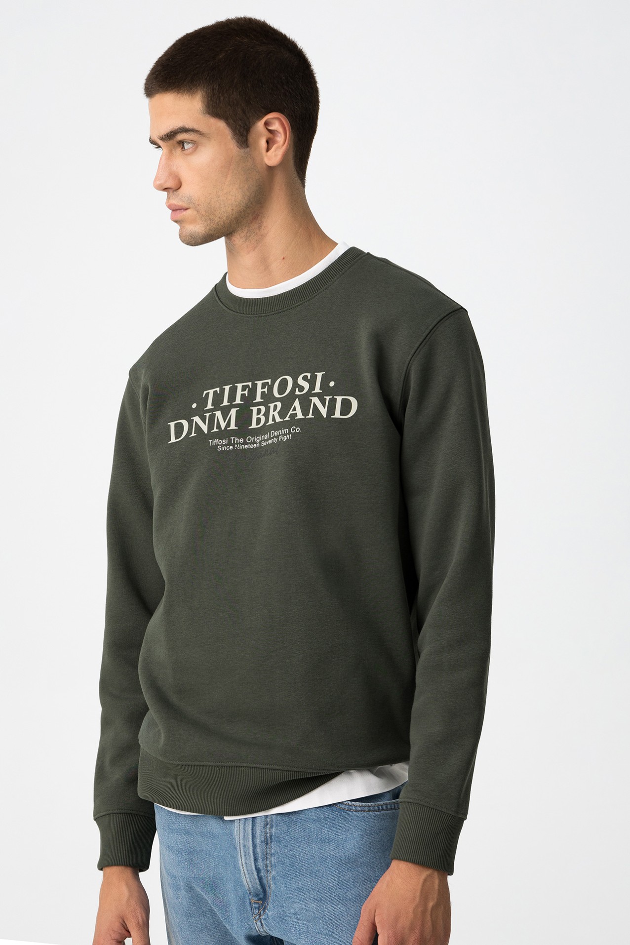 Sweatshirt With Message Print