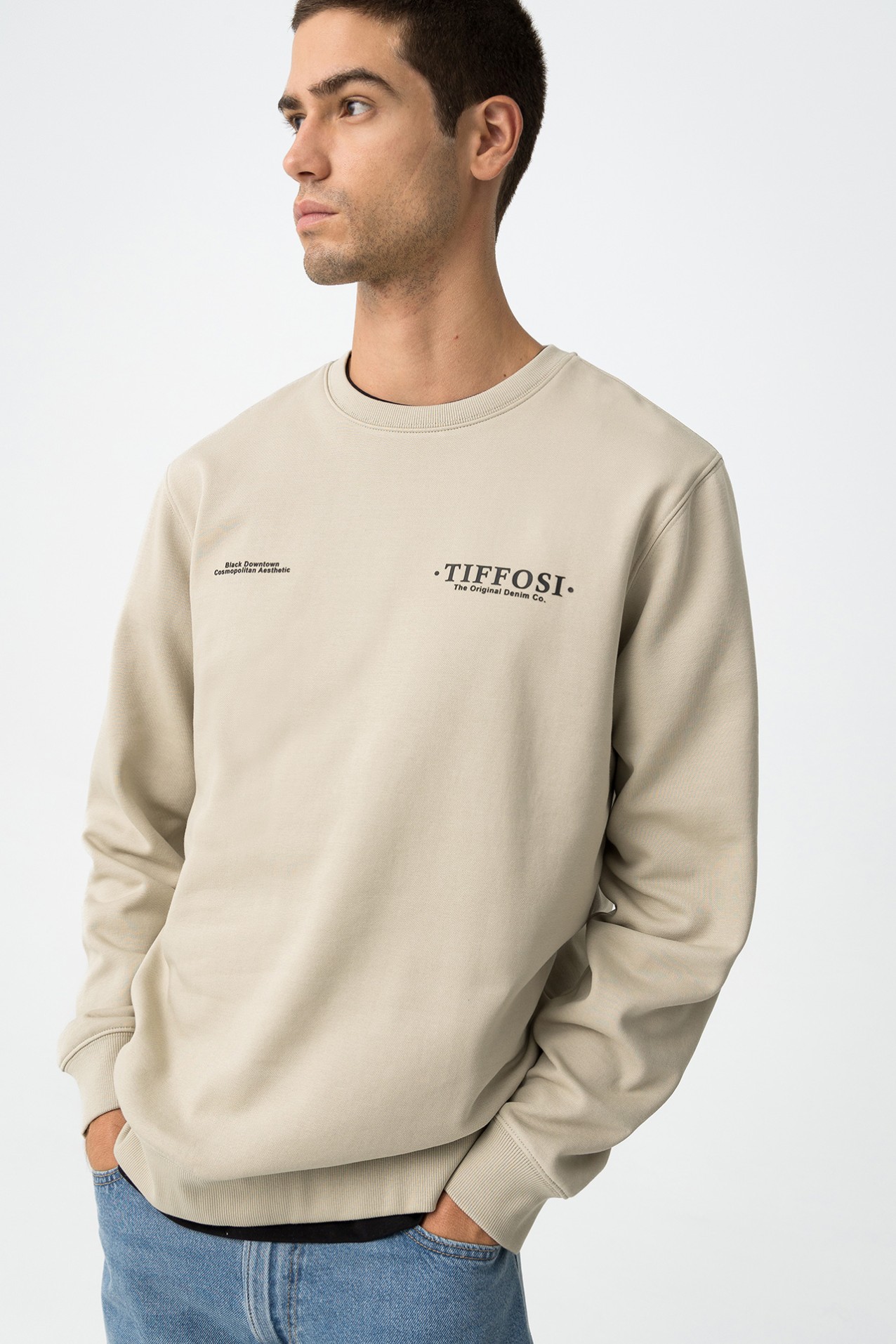 Sudadera con Espalda Estampada