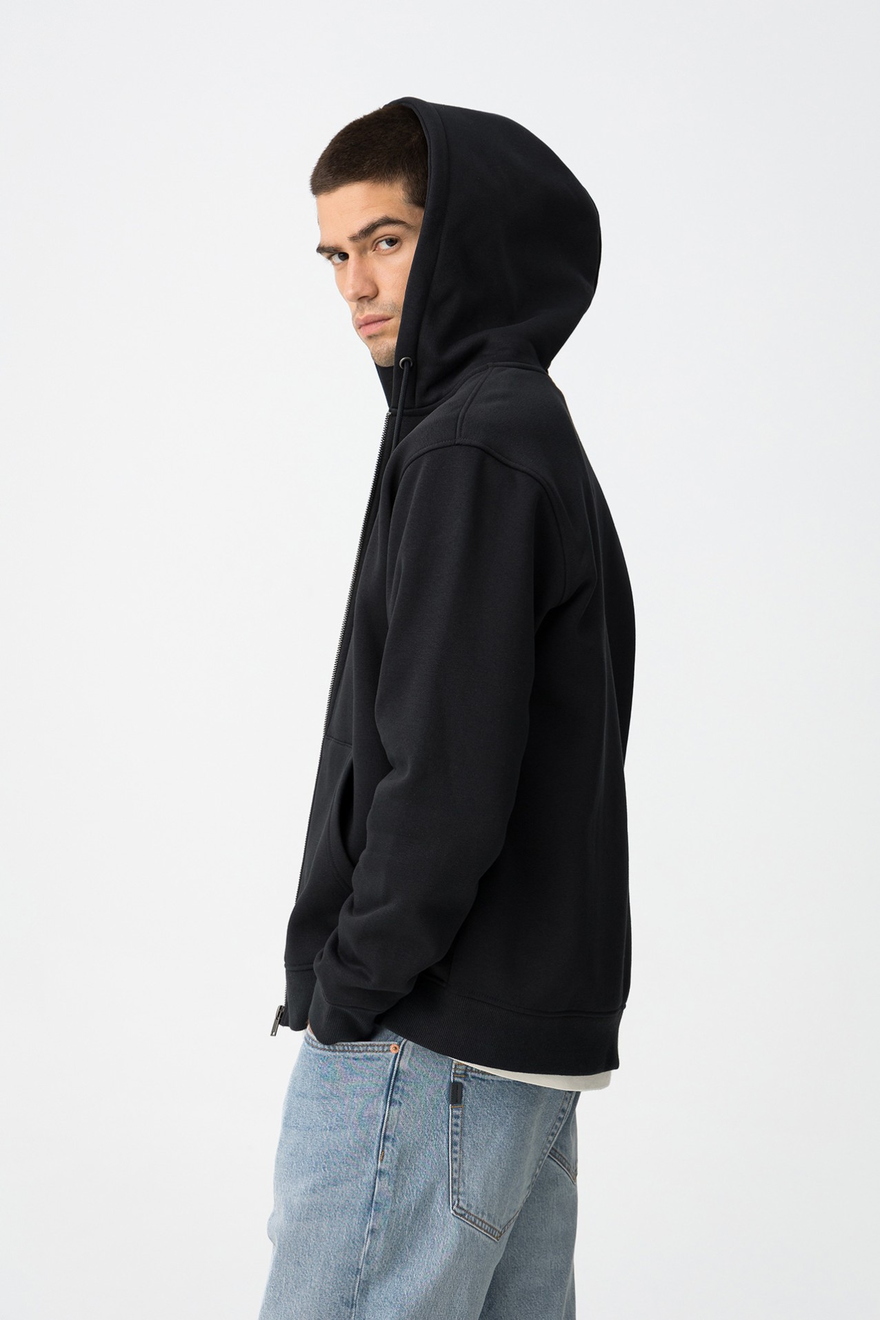 Hooded Knit Jacket