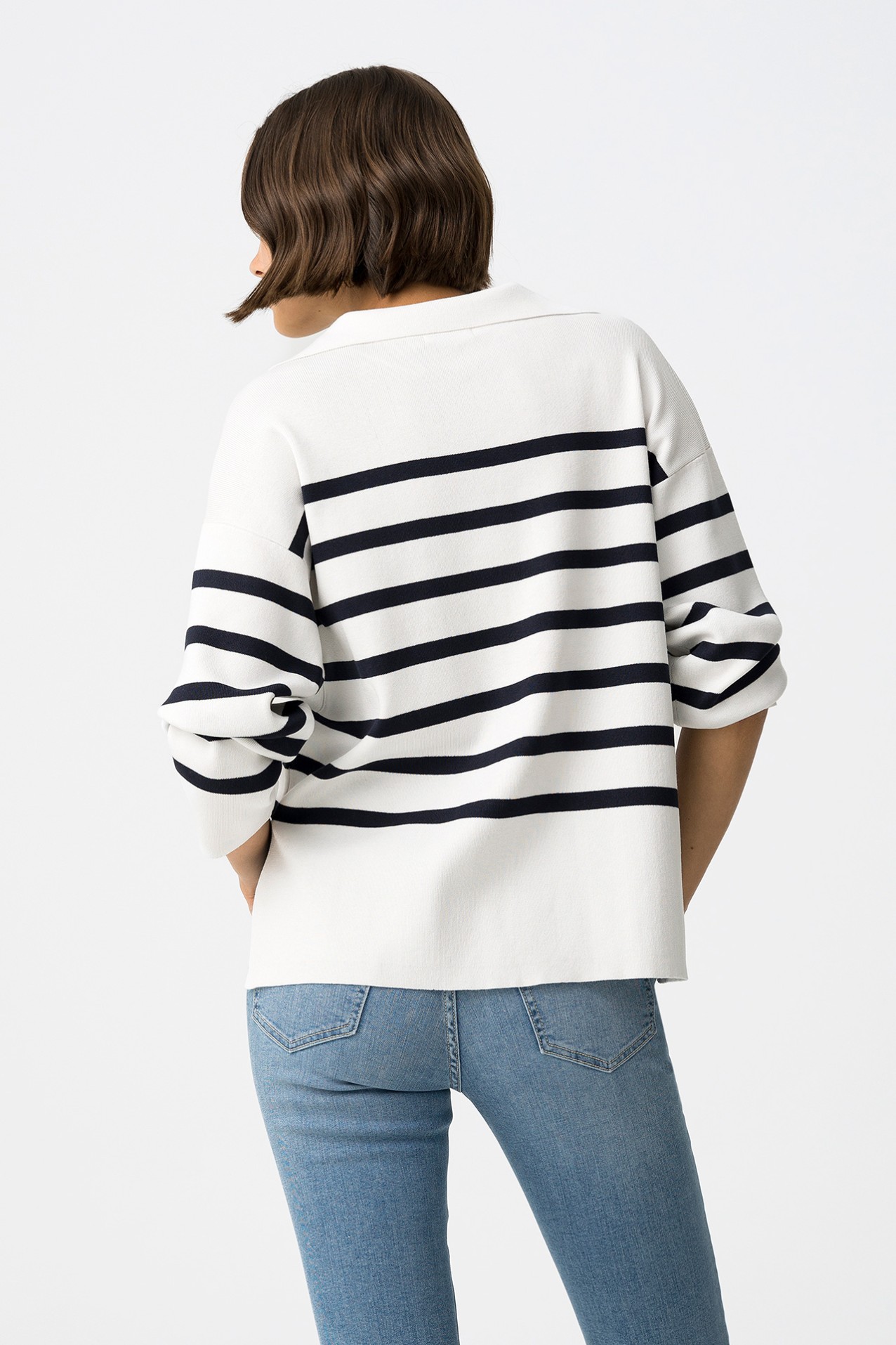 Striped Knit Sweater